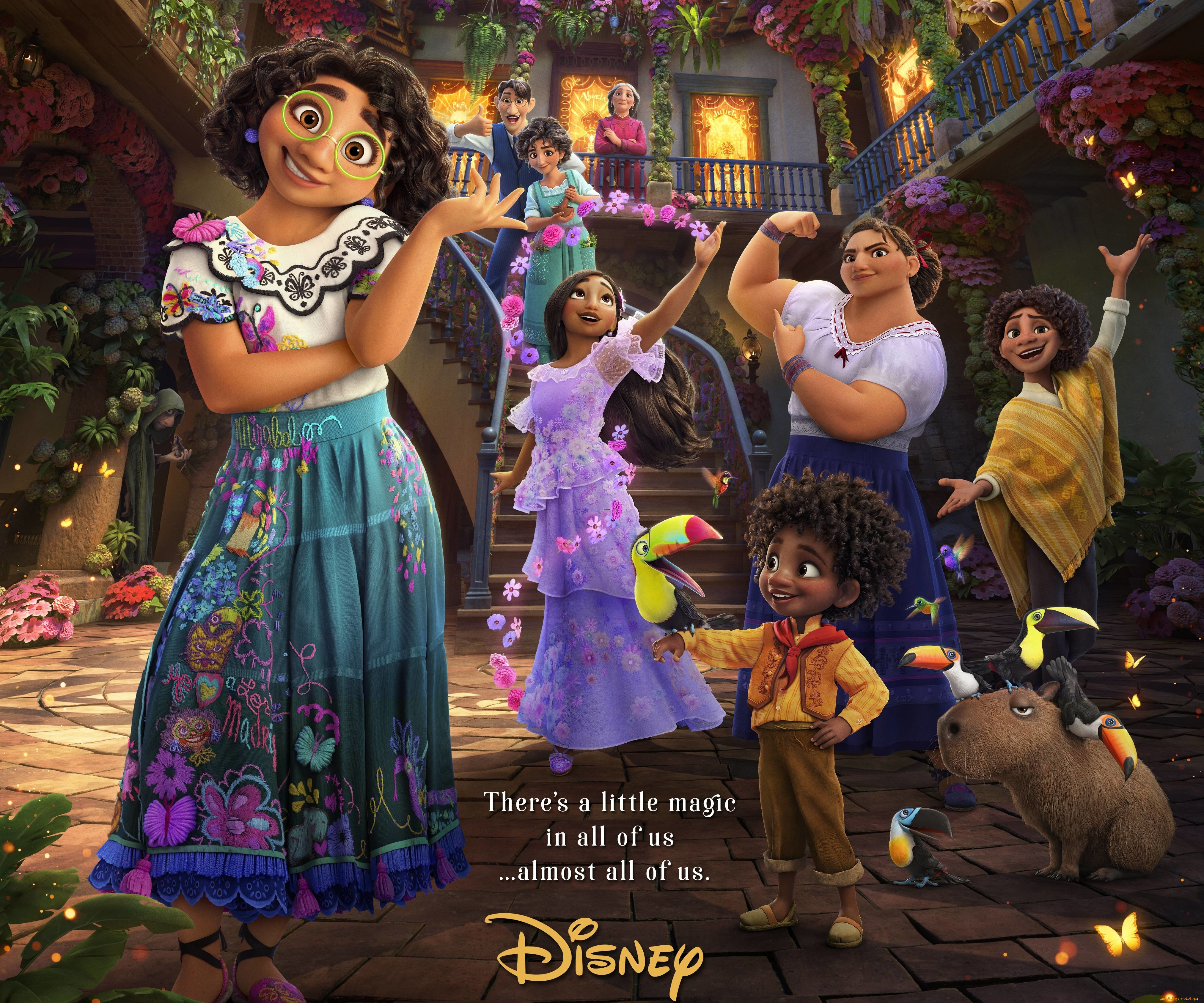 encanto, , , 2021, , мультфильмы, encanto, энканто, мультфильм, постер, персонаж, disney, studios