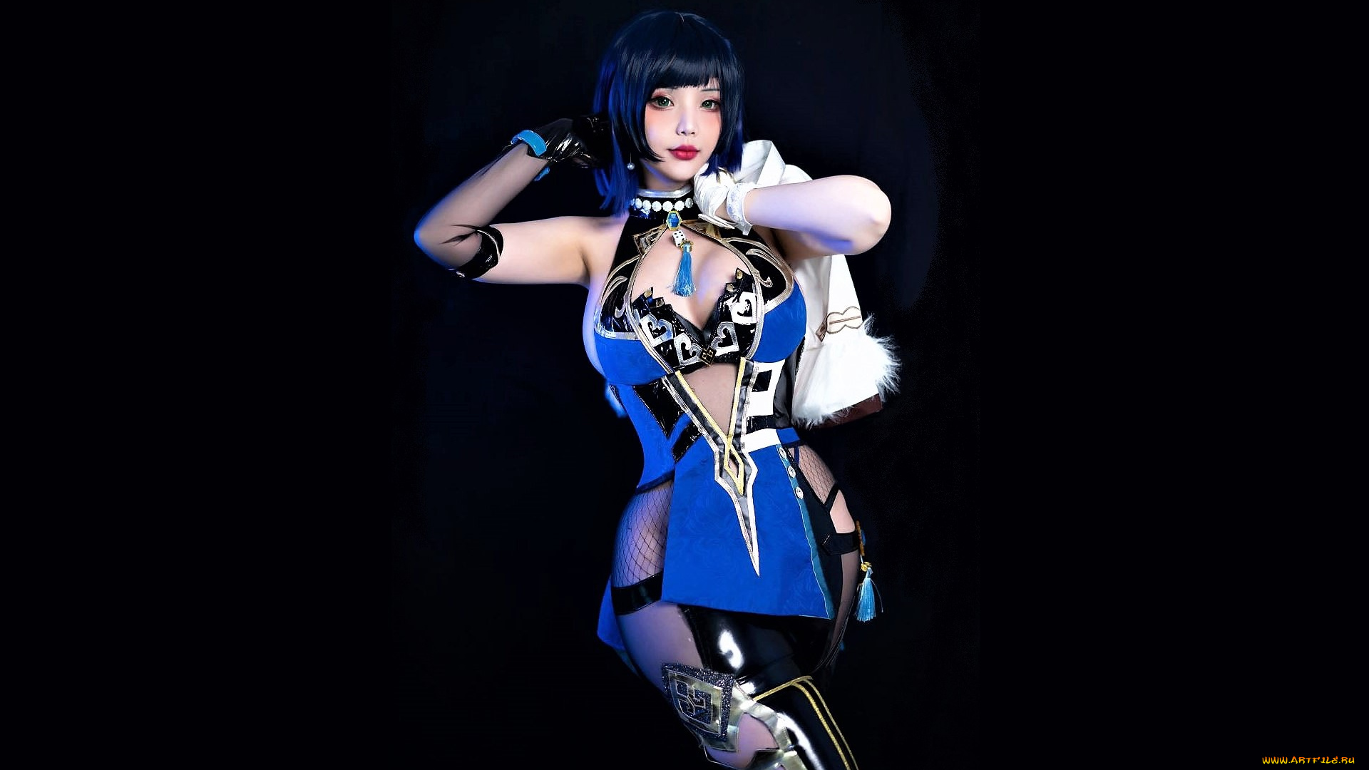 девушки, hana, bunny, костюм, образ