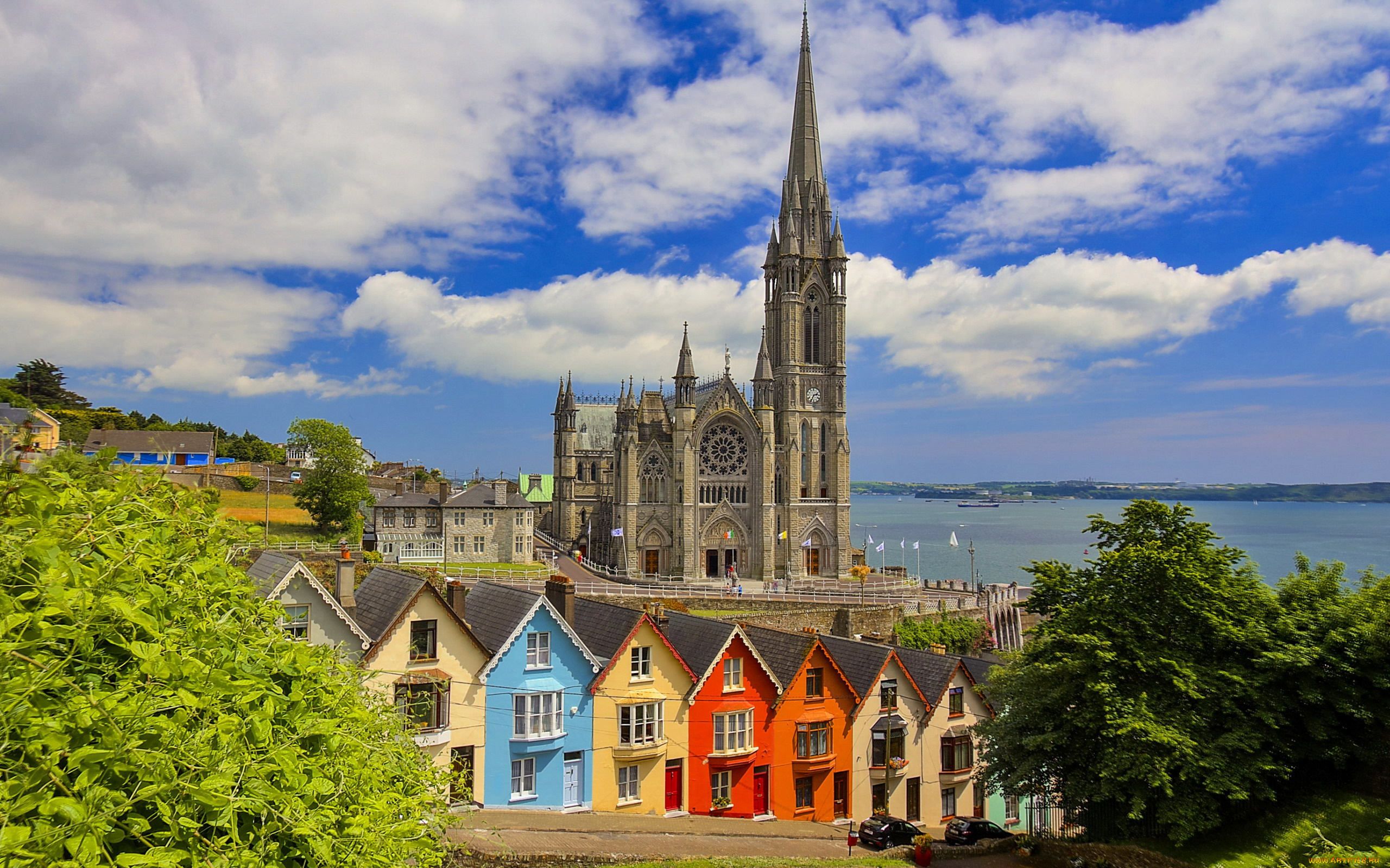 cobh, cathedral, of, st, colman, ireland, города, -, католические, соборы, , костелы, , аббатства, cathedral, of, st, colman