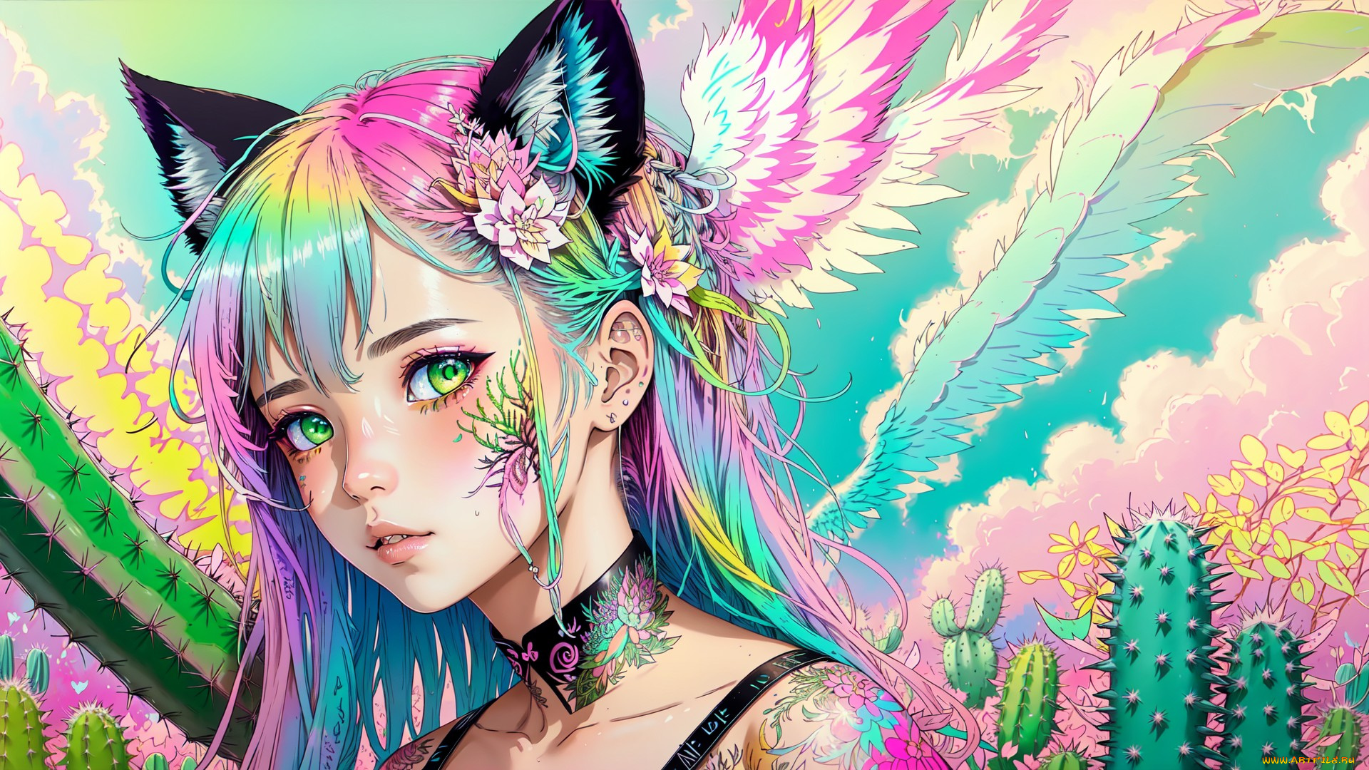 аниме, животные, , существа, нейросети, графика, нейроарт, ai, art, нейронные, сети, рисунки, нейро, искусство