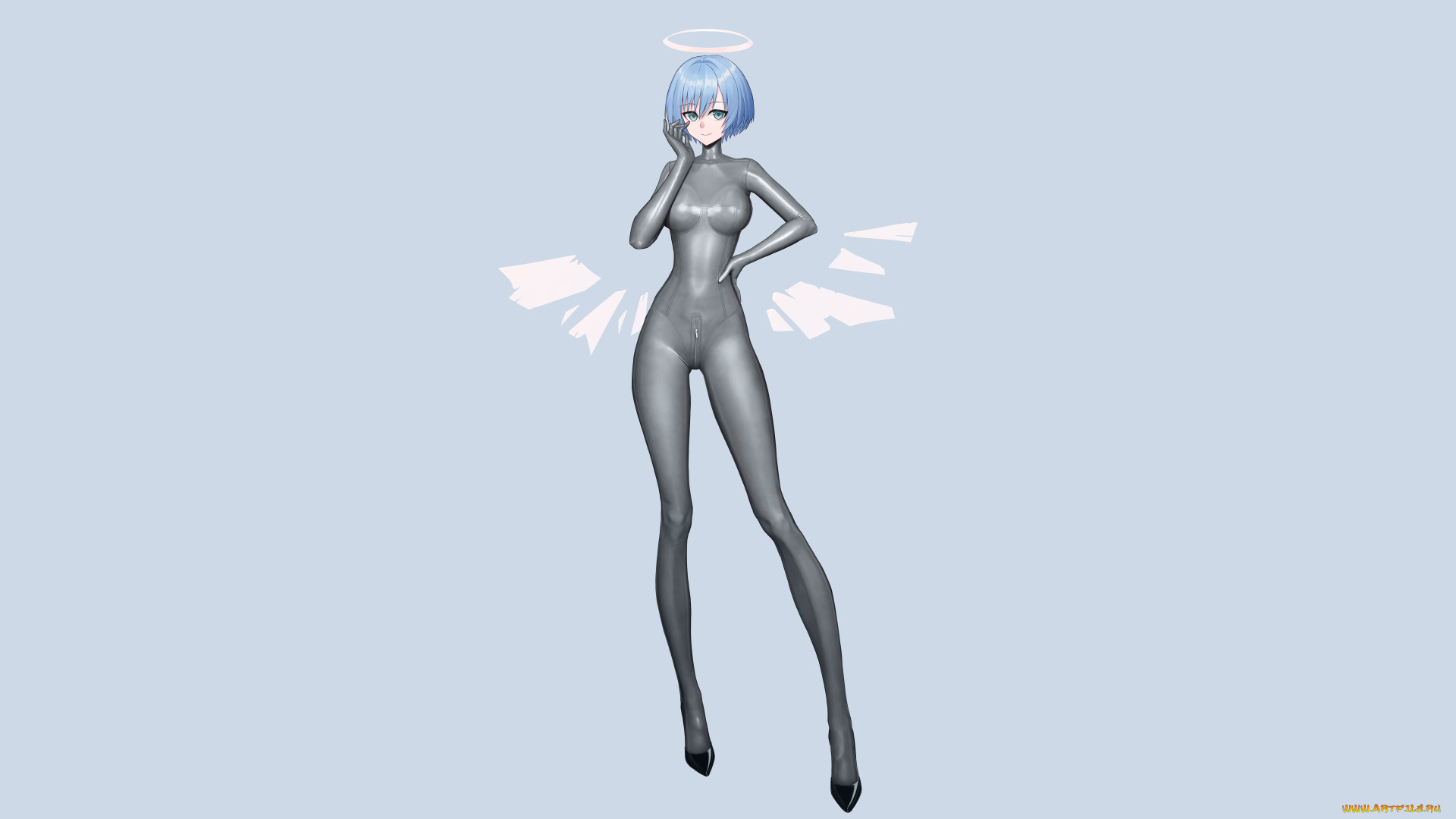 аниме, ангелы, , демоны, красивая, девушка