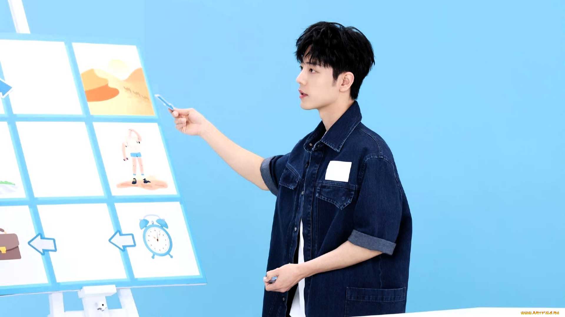 мужчины, xiao, zhan, актер, куртка, указка, таблица