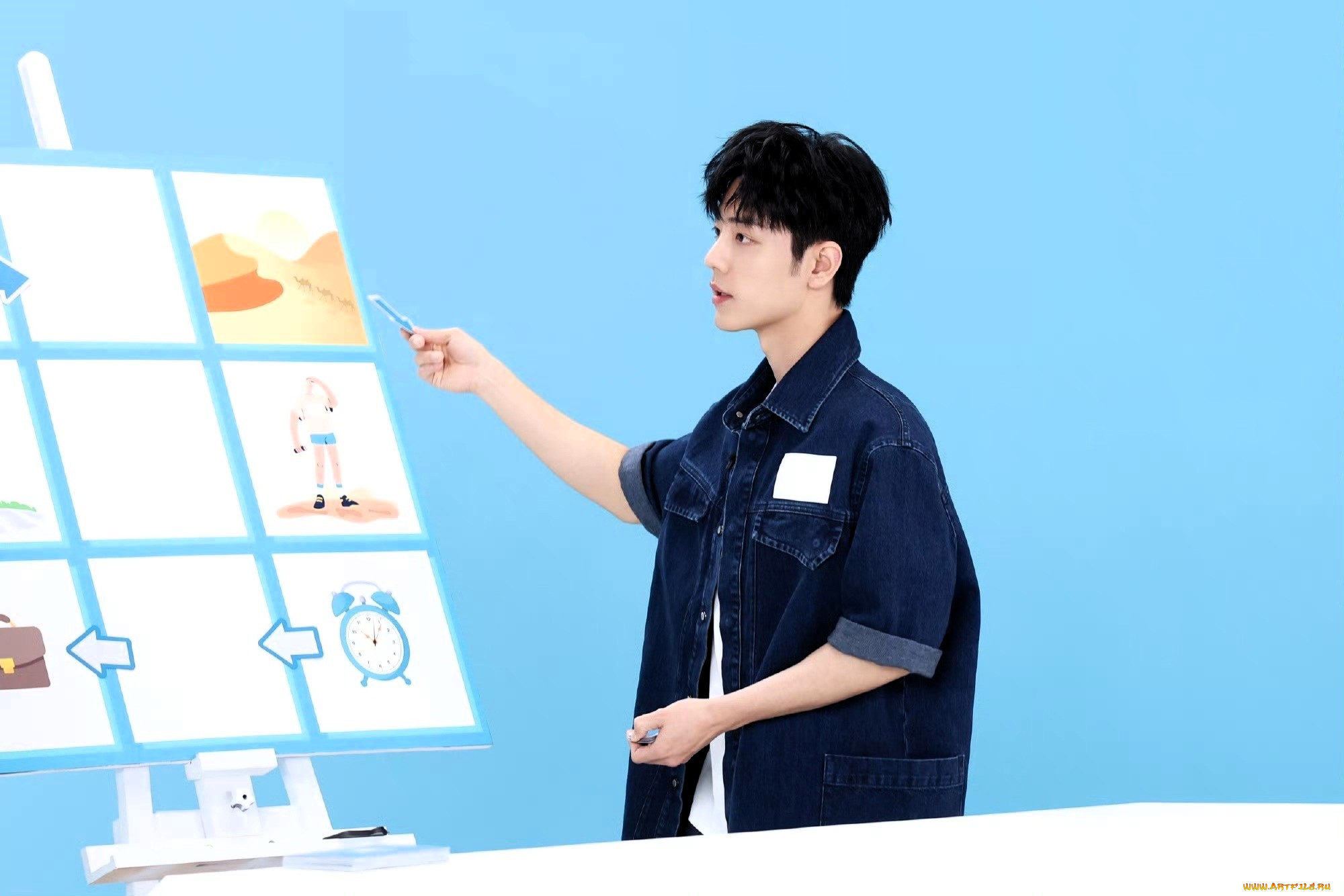 мужчины, xiao, zhan, актер, куртка, указка, таблица