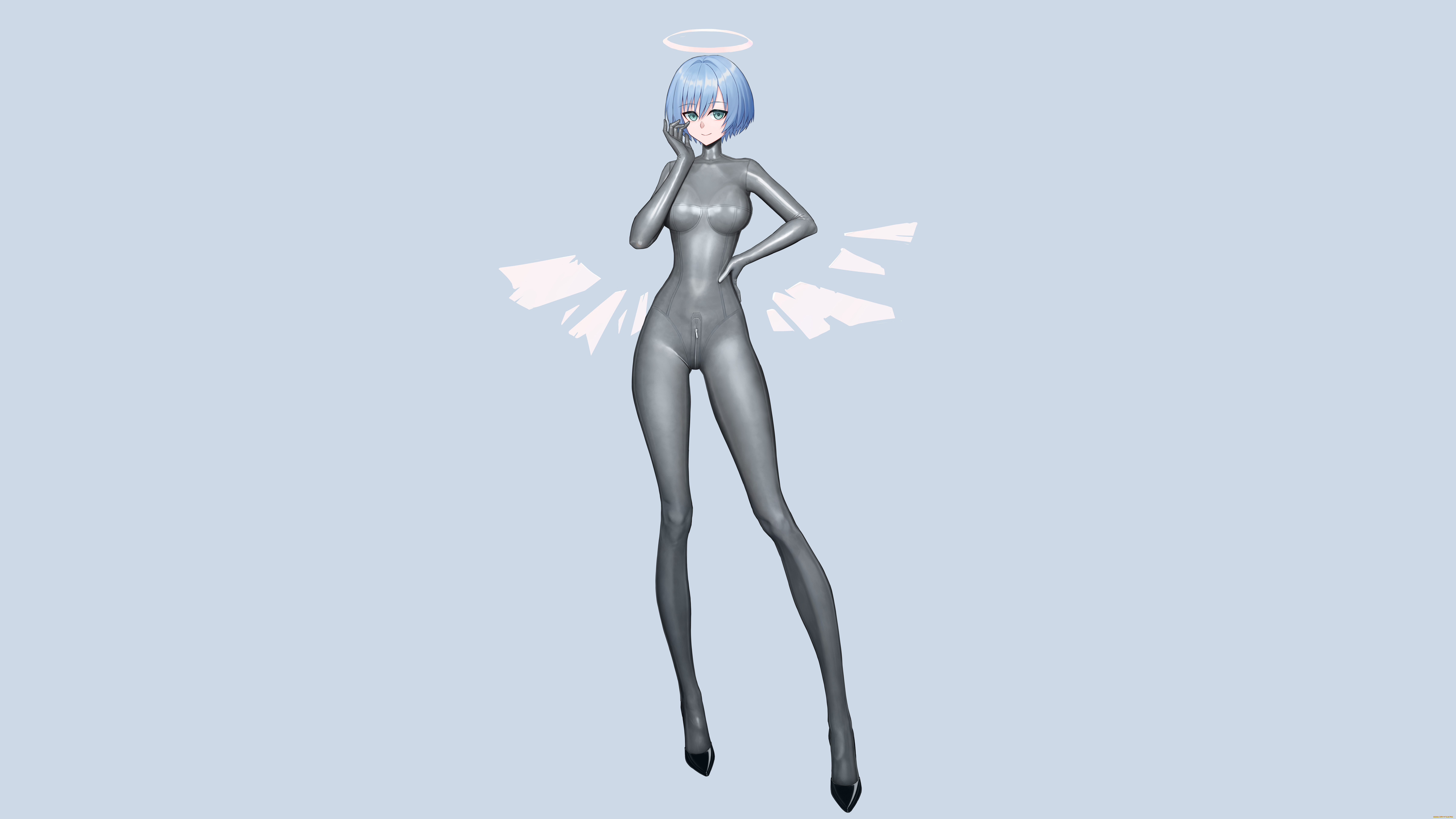 аниме, ангелы, , демоны, красивая, девушка