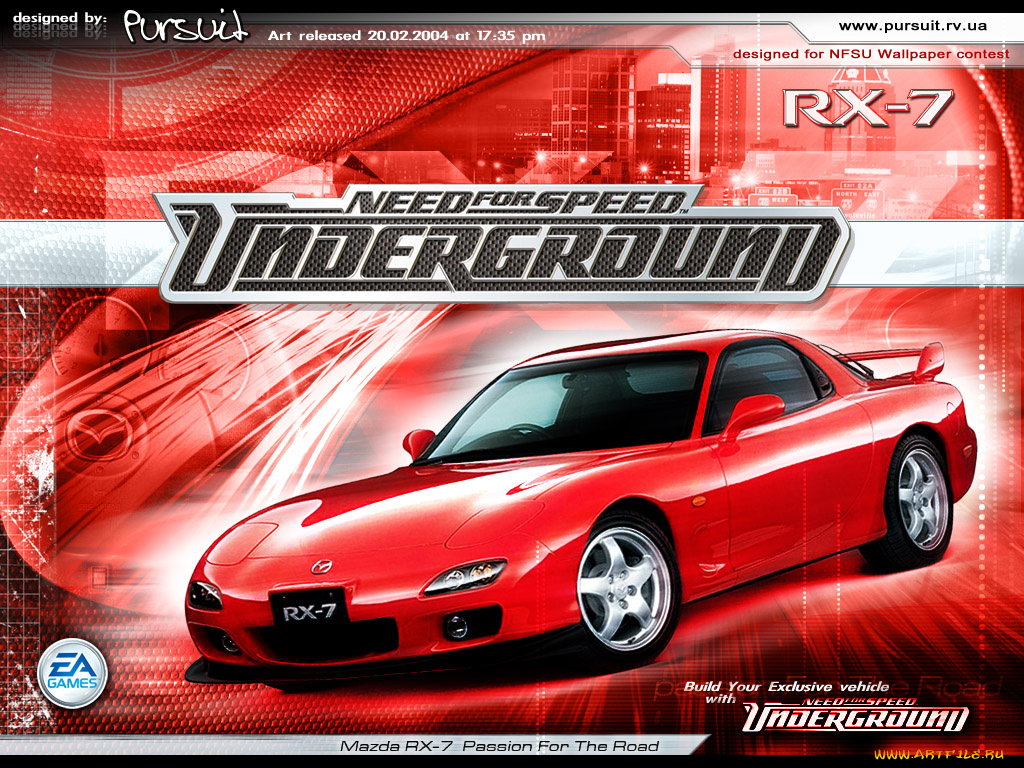 мазда, rx7, видео, игры, need, for, speed, underground