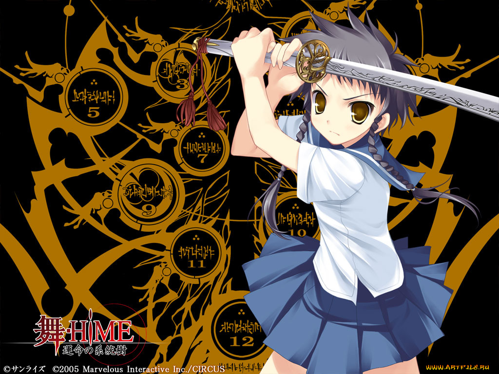 аниме, mai, hime