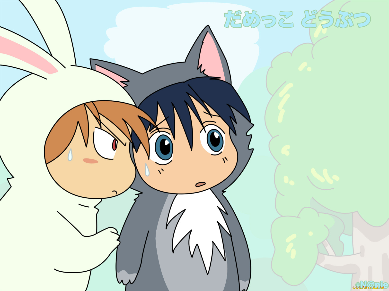 аниме, damekko, doubutsu