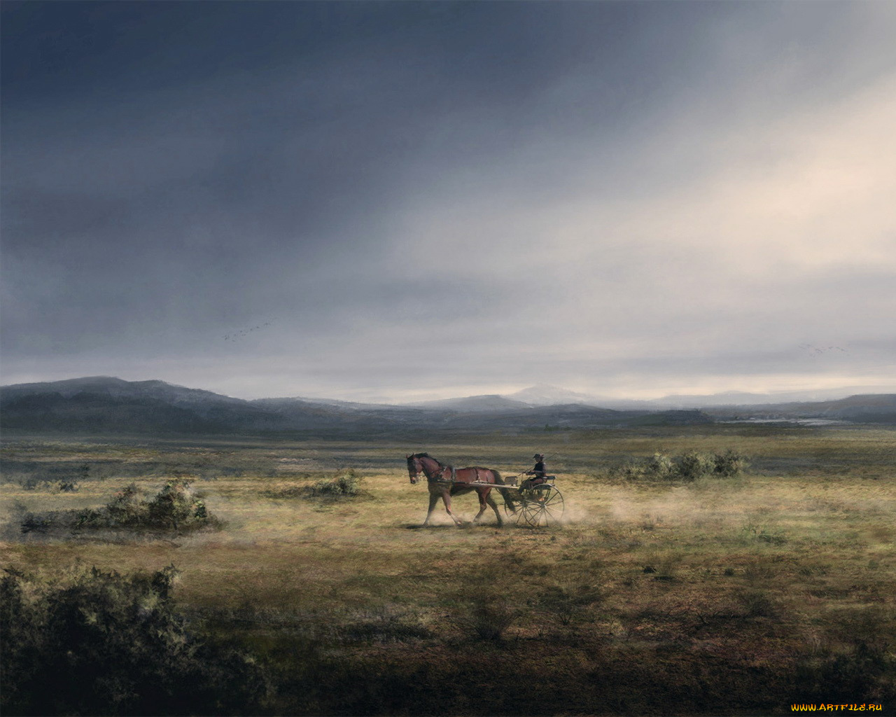 рисованные, животные