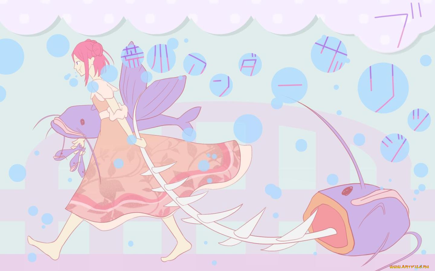 аниме, arakawa, under, the, bridge