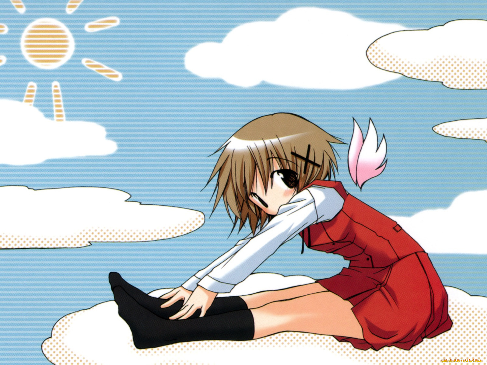 аниме, hidamari, sketch