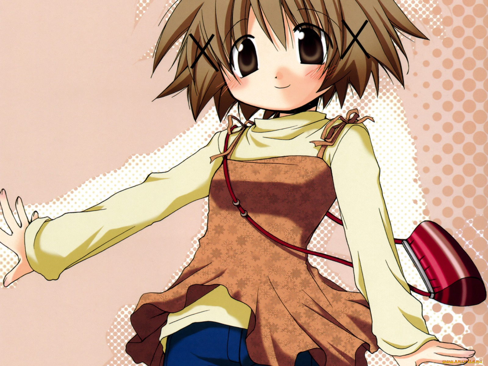 аниме, hidamari, sketch