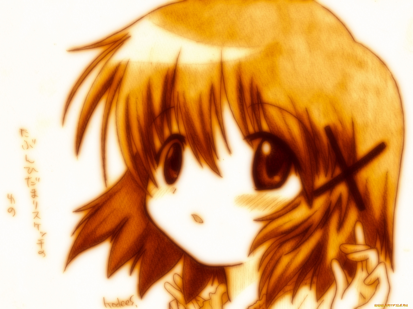 аниме, hidamari, sketch