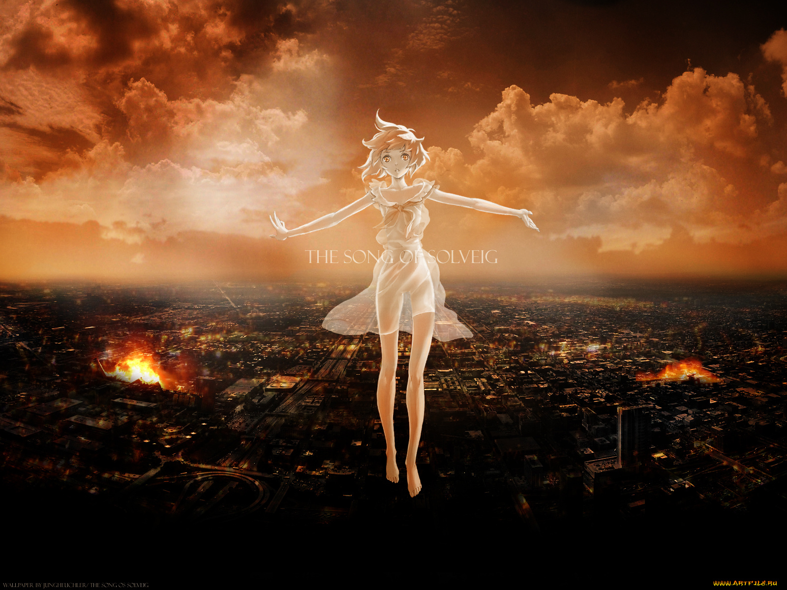 аниме, weapon, blood, technology