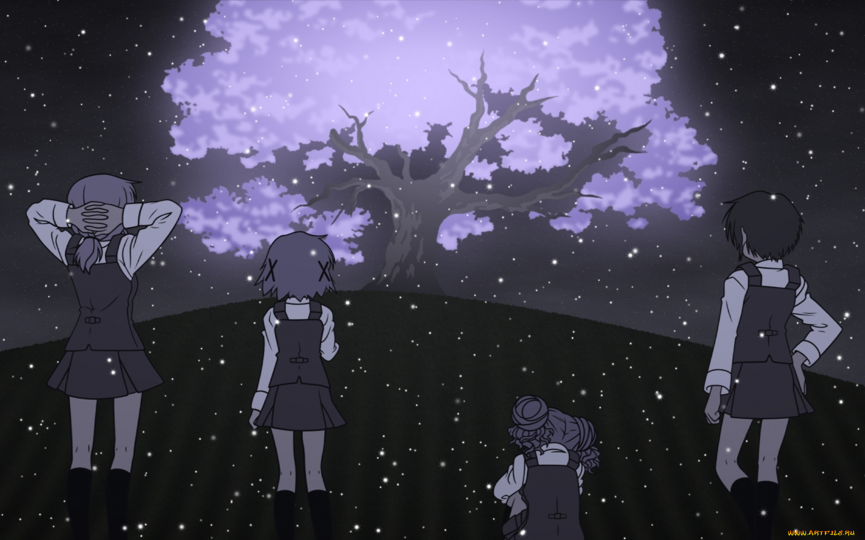 аниме, hidamari, sketch