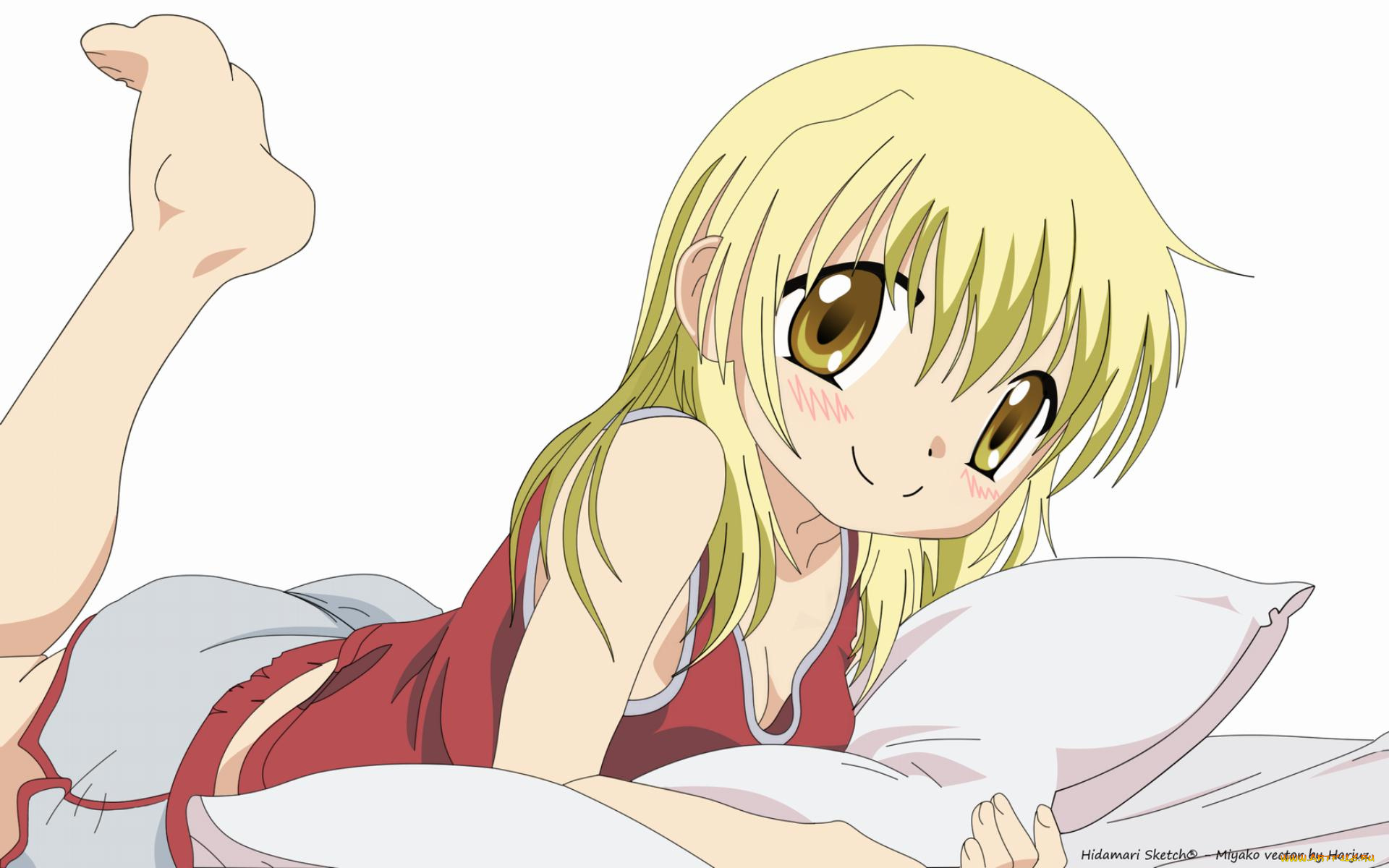 аниме, hidamari, sketch