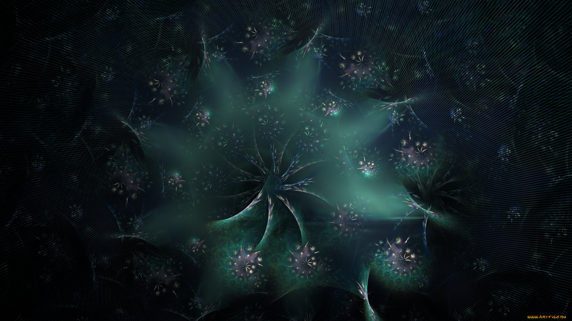 3д, графика, fractal, фракталы, абстракция, тёмный