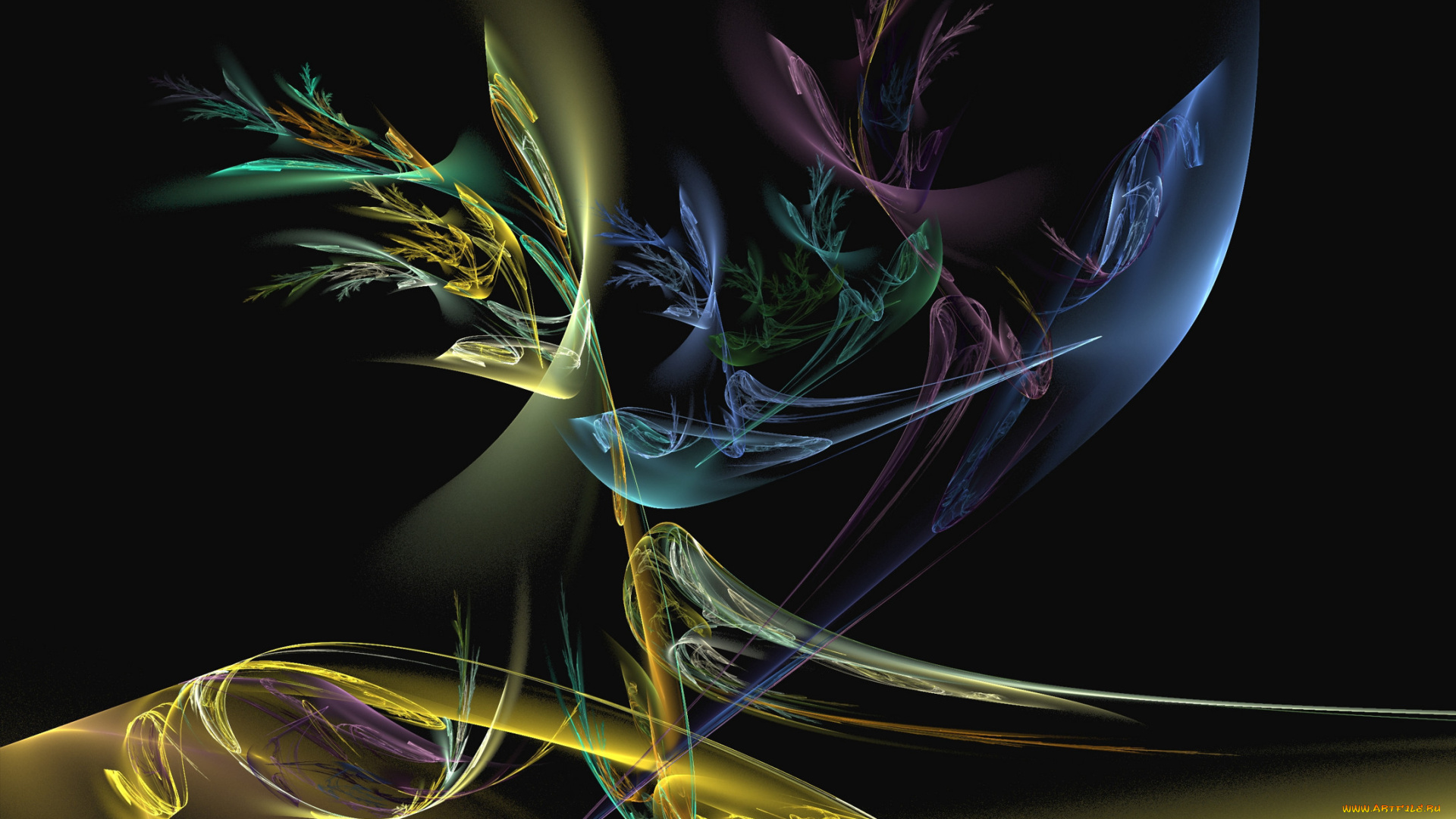 3д, графика, fractal, фракталы, абстракция