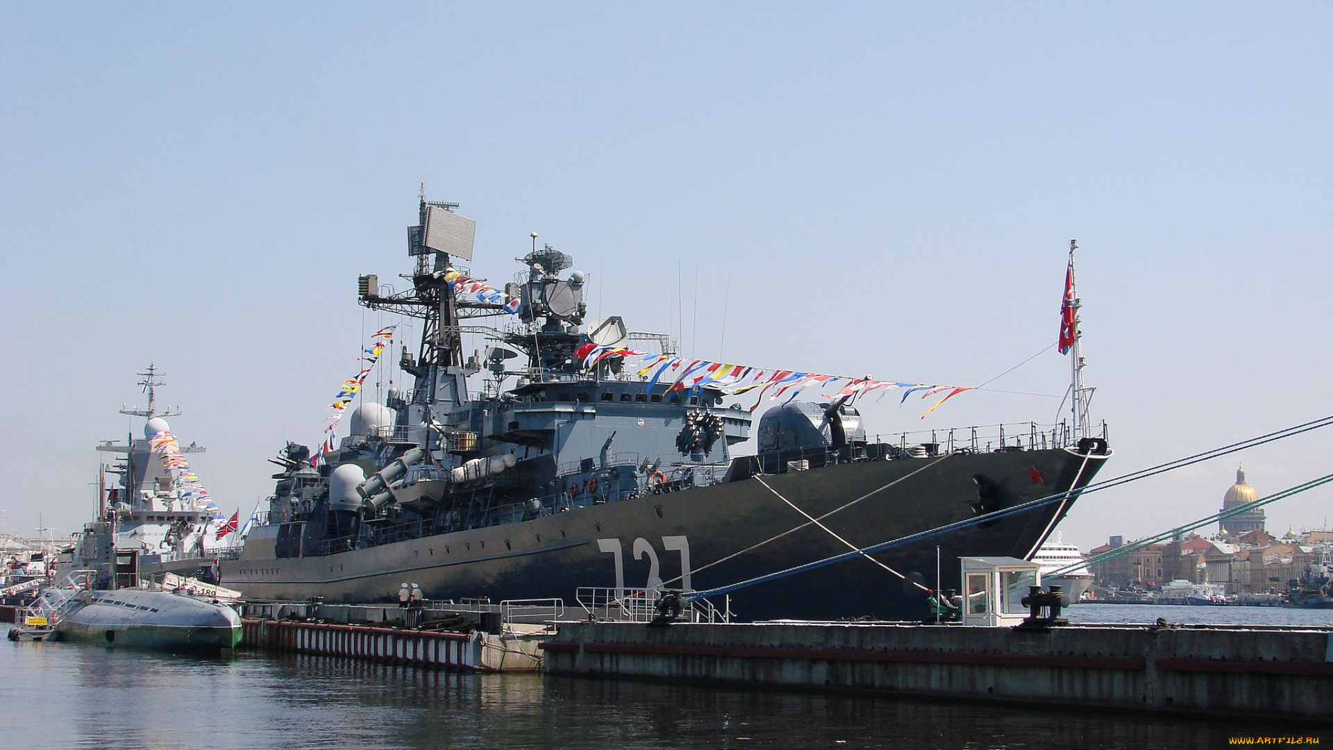 корабли, крейсеры, линкоры, эсминцы, причал