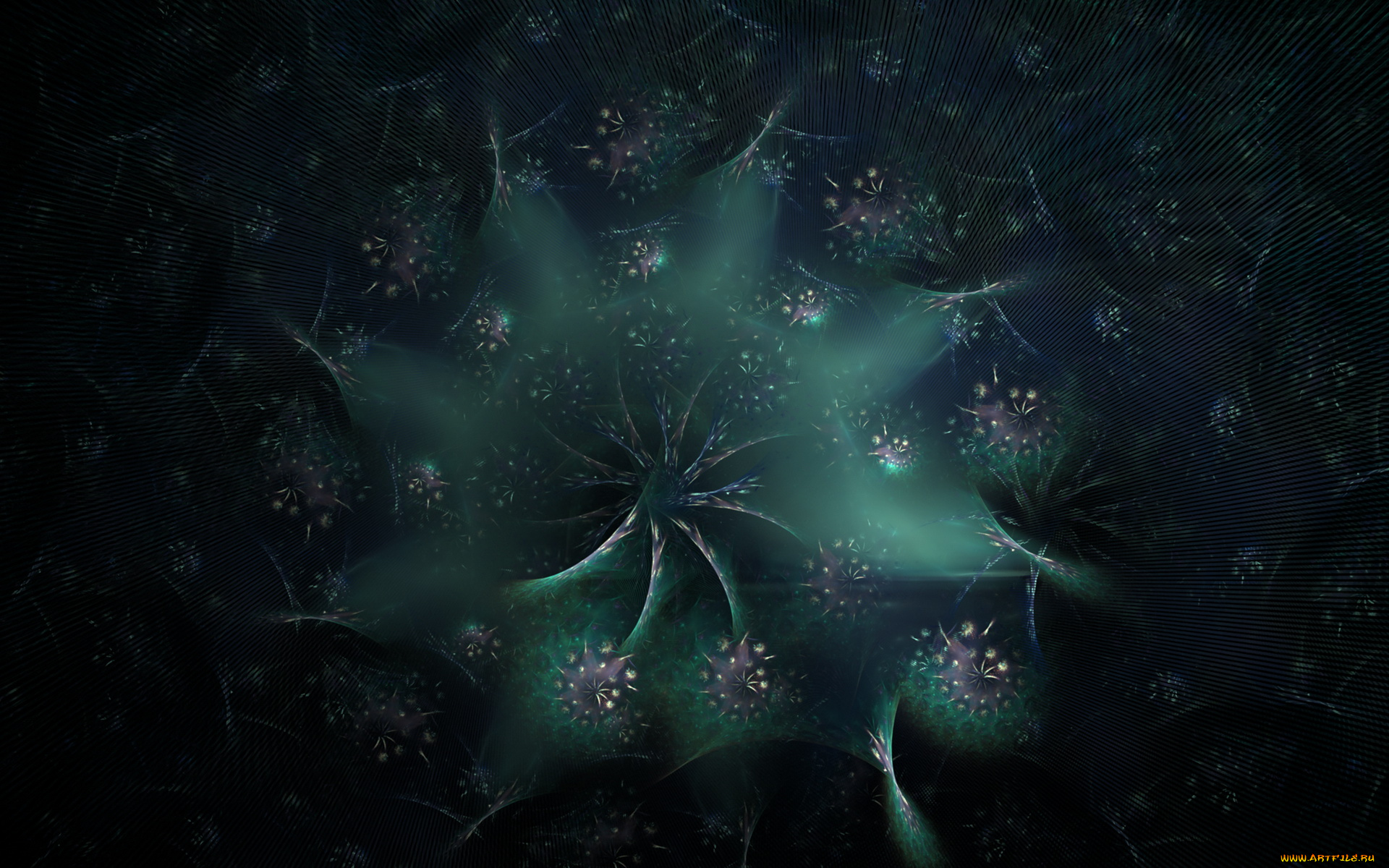 3д, графика, fractal, фракталы, абстракция, тёмный