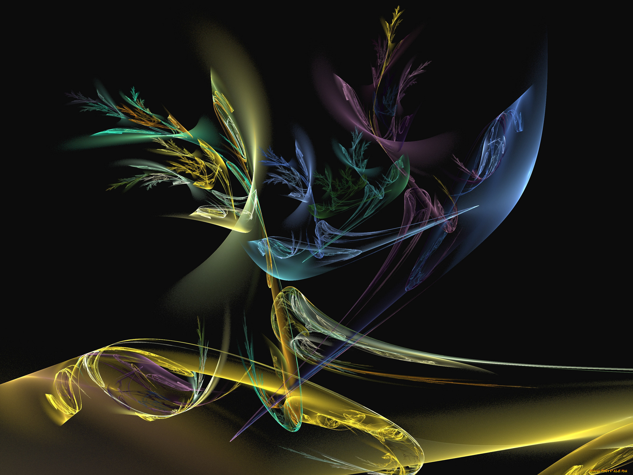 3д, графика, fractal, фракталы, абстракция