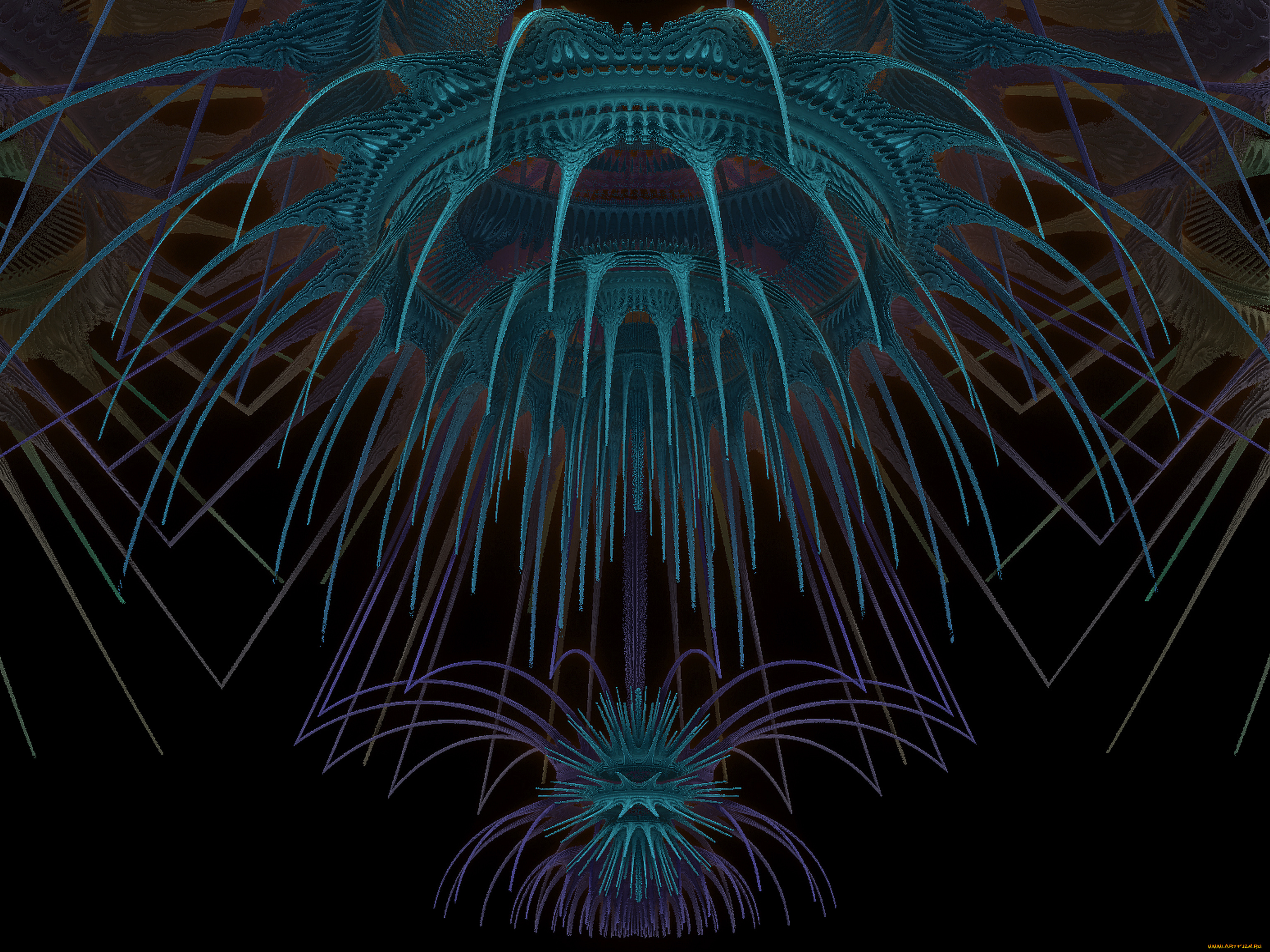 3д, графика, fractal, фракталы, абстракция