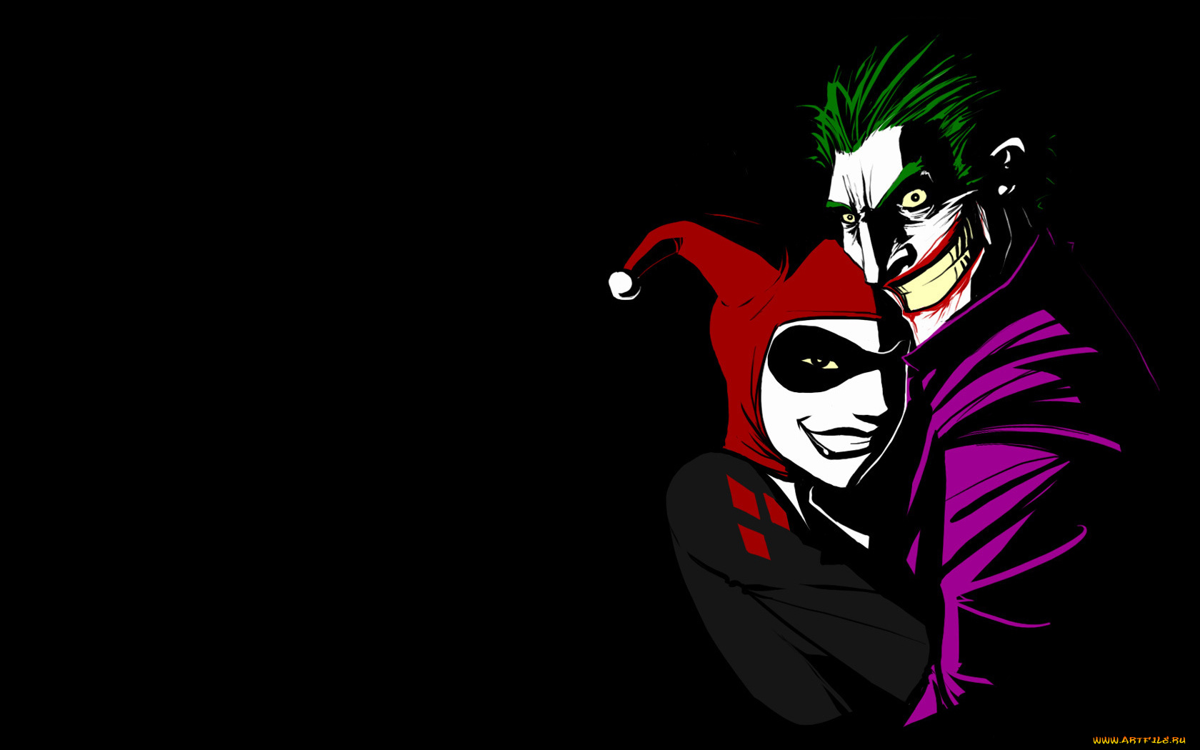 джокер, харли, квинн, рисованные, комиксы, harley, quinn, joker, комикс