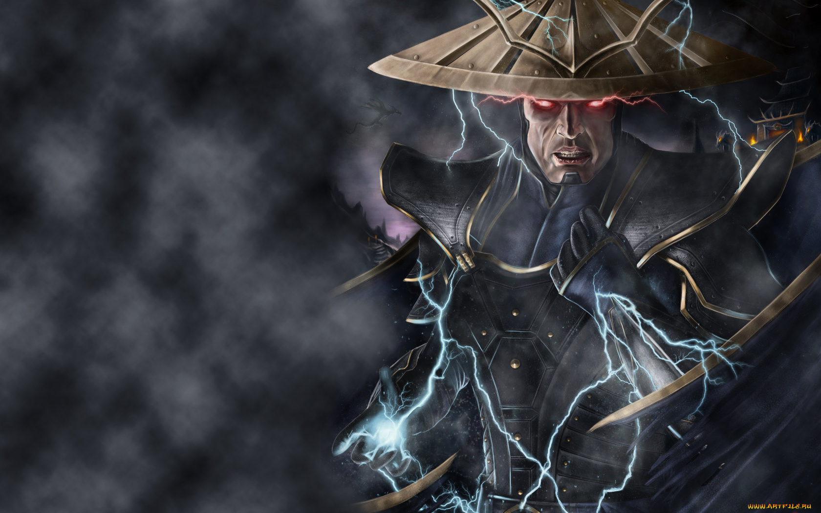 mortal, kombat, видео, игры, рейден