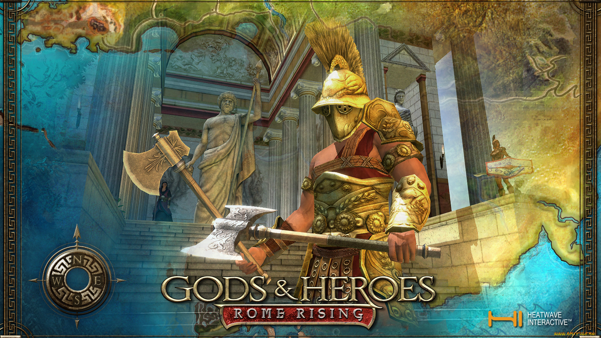 gods, heroes, rome, rising, видео, игры