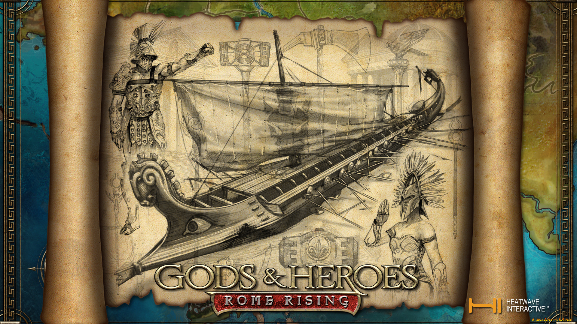 gods, heroes, rome, rising, видео, игры