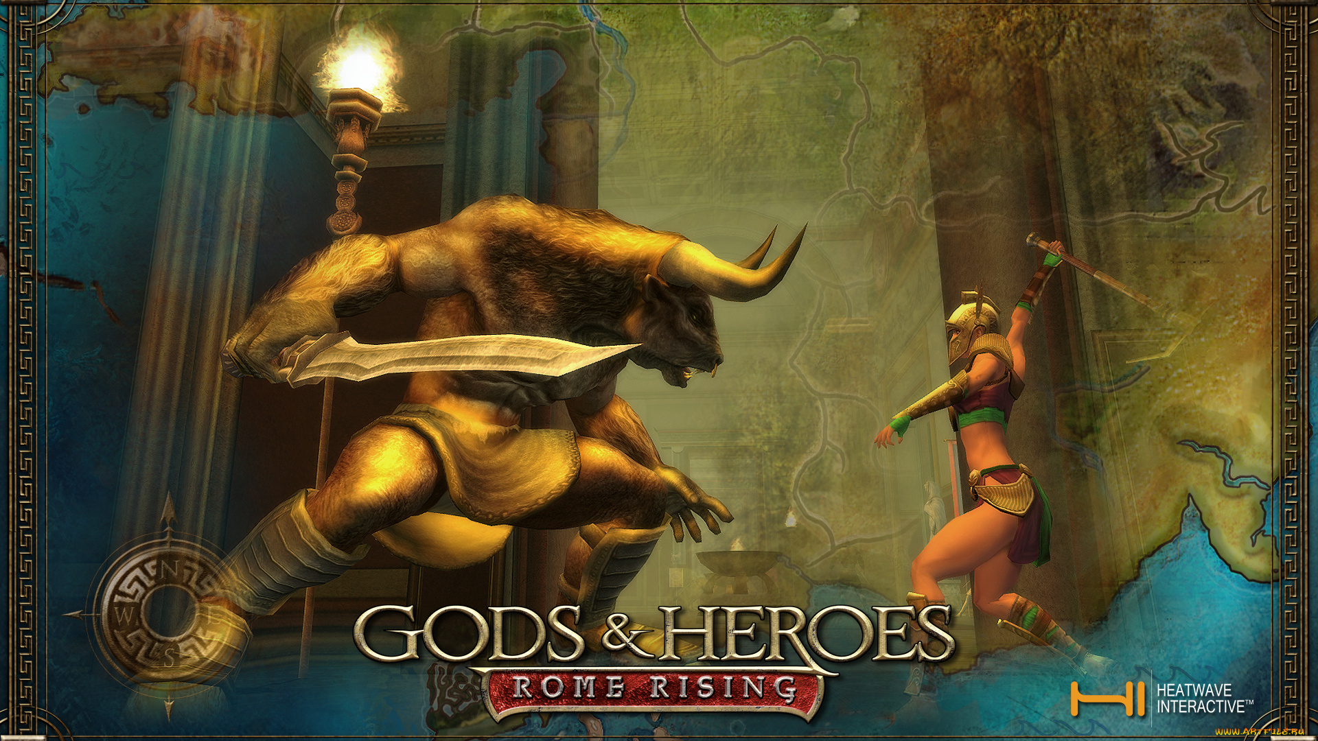 gods, heroes, rome, rising, видео, игры