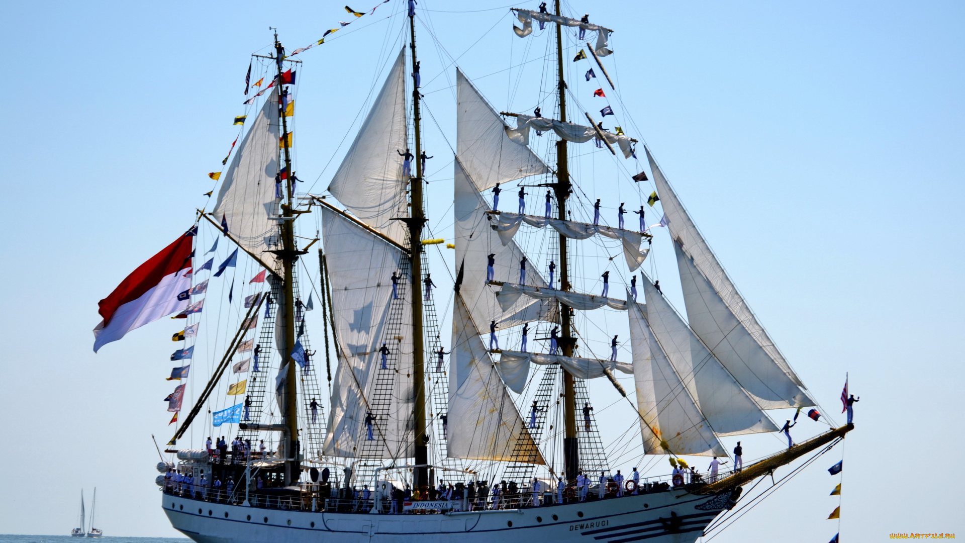 корабли, парусники, парусник, море