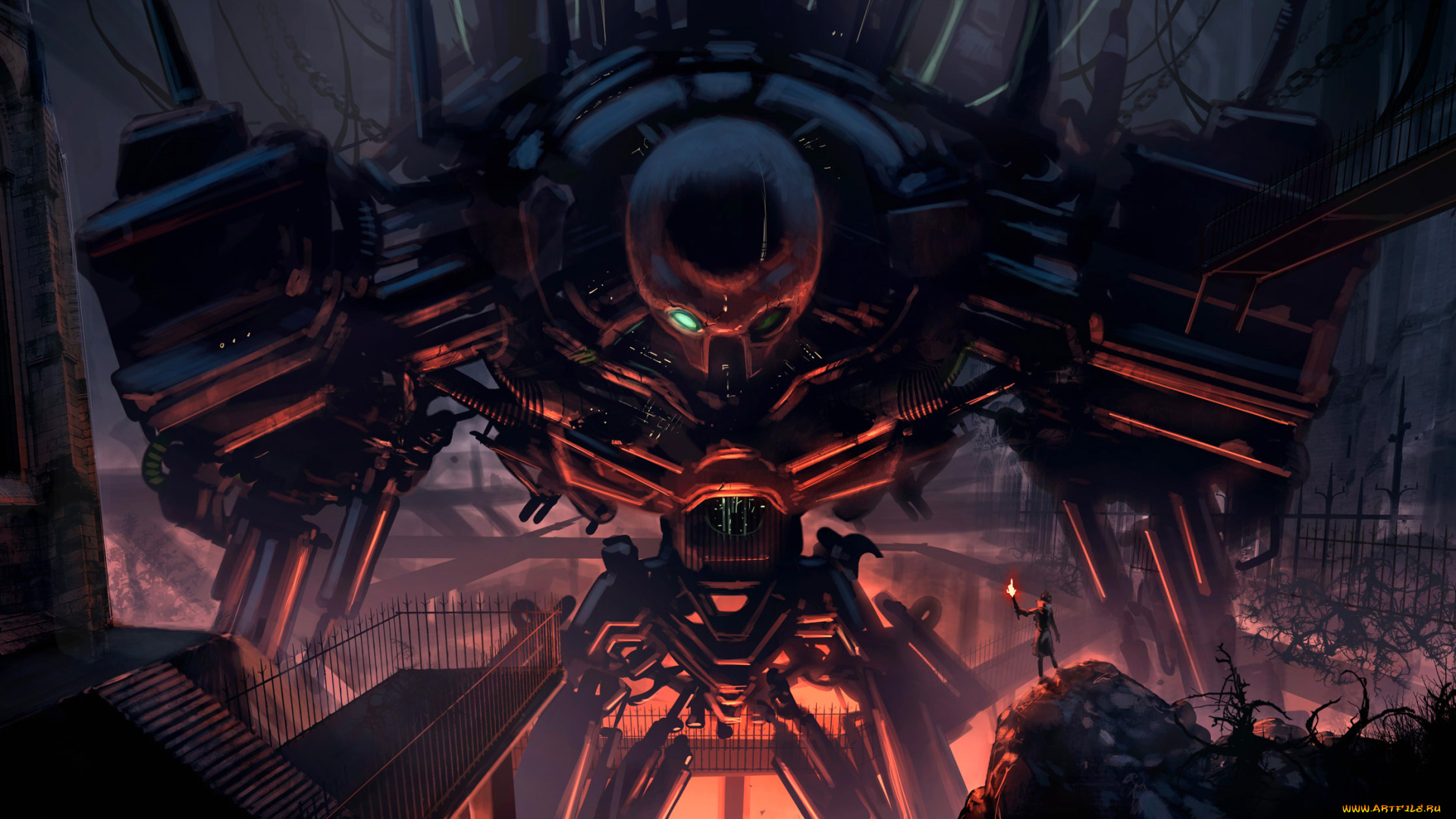 pierre, loyvet, фэнтези, роботы, киборги, механизмы, робот