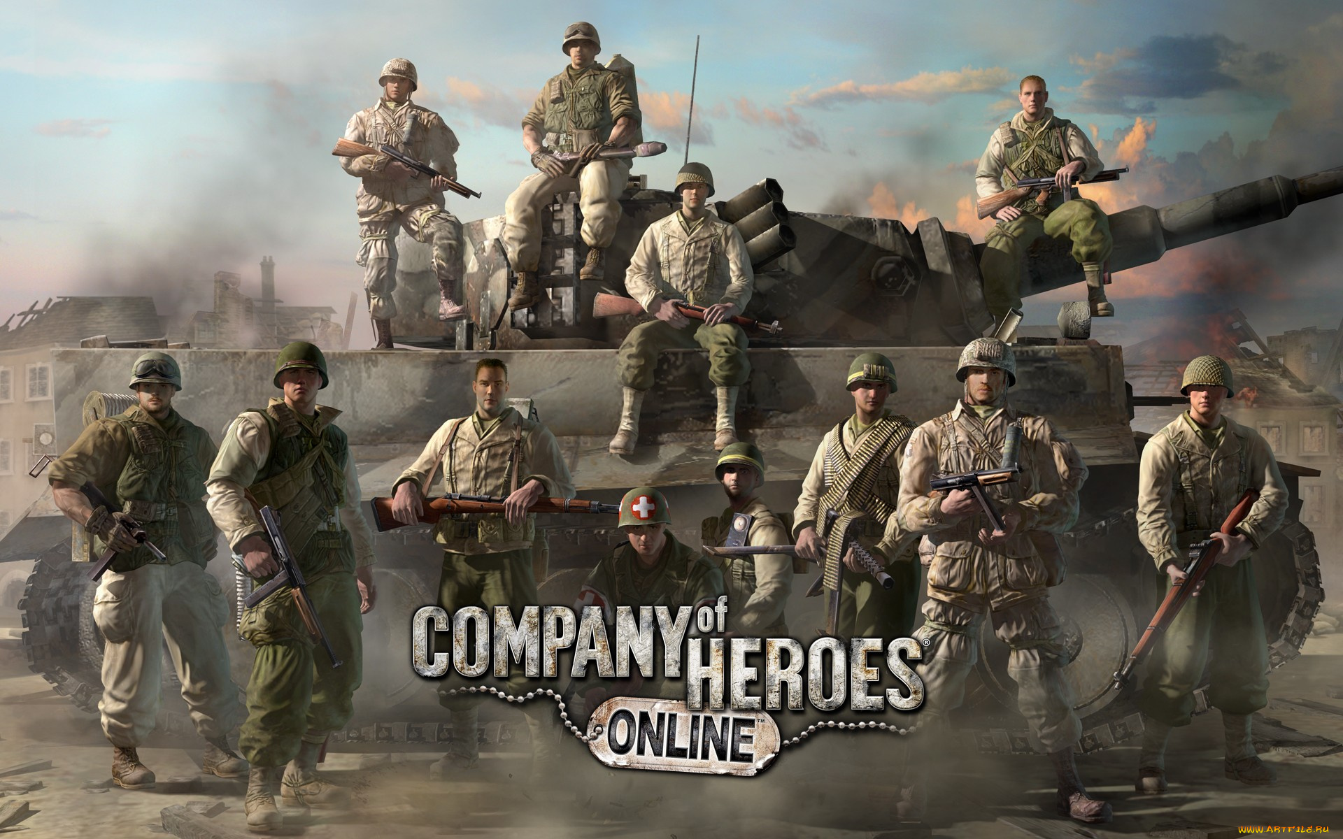 company, of, heroes, видео, игры, online