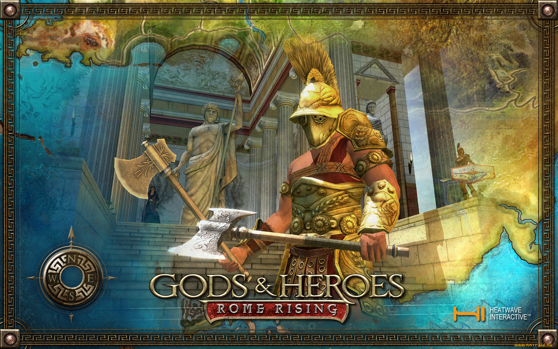 gods, heroes, rome, rising, видео, игры