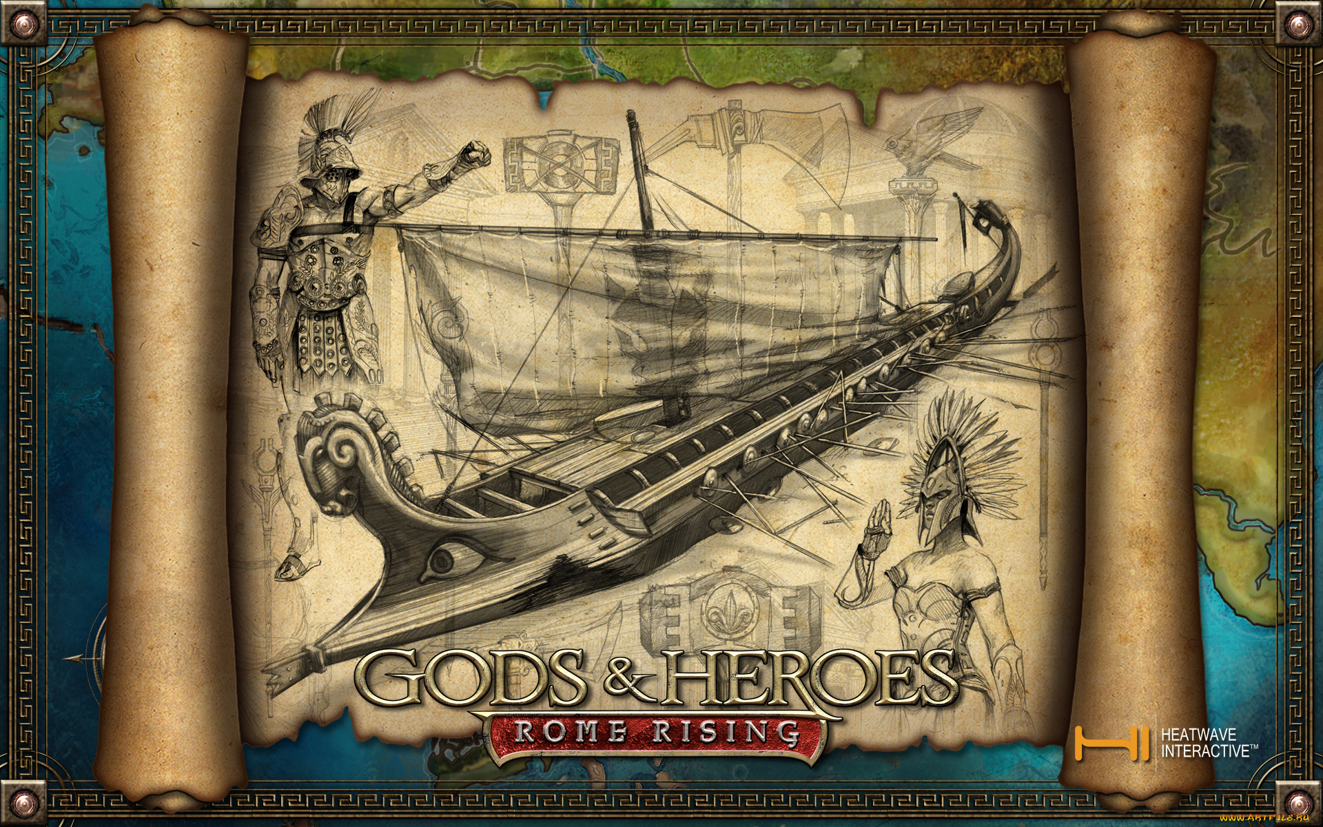 gods, heroes, rome, rising, видео, игры