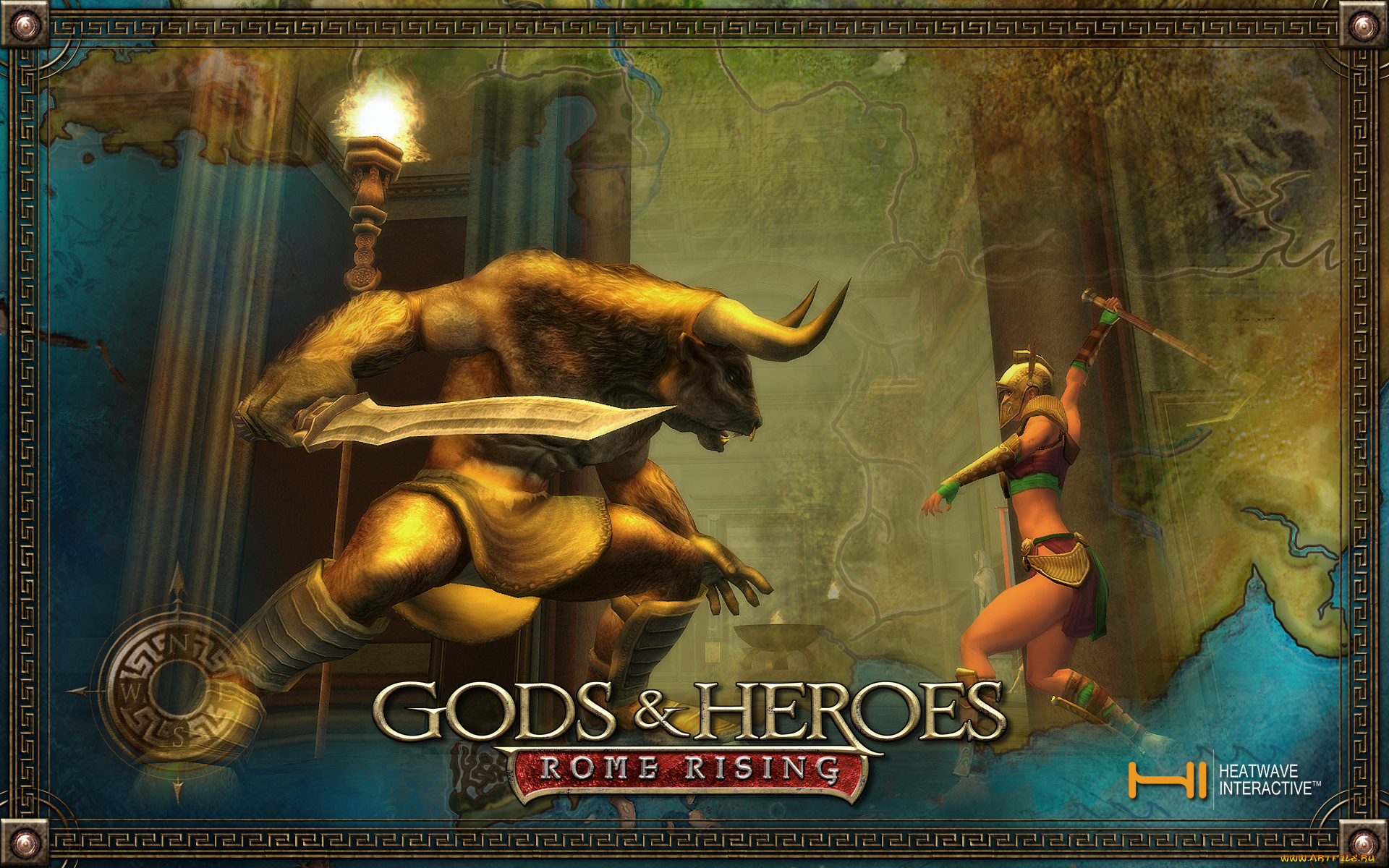 gods, heroes, rome, rising, видео, игры
