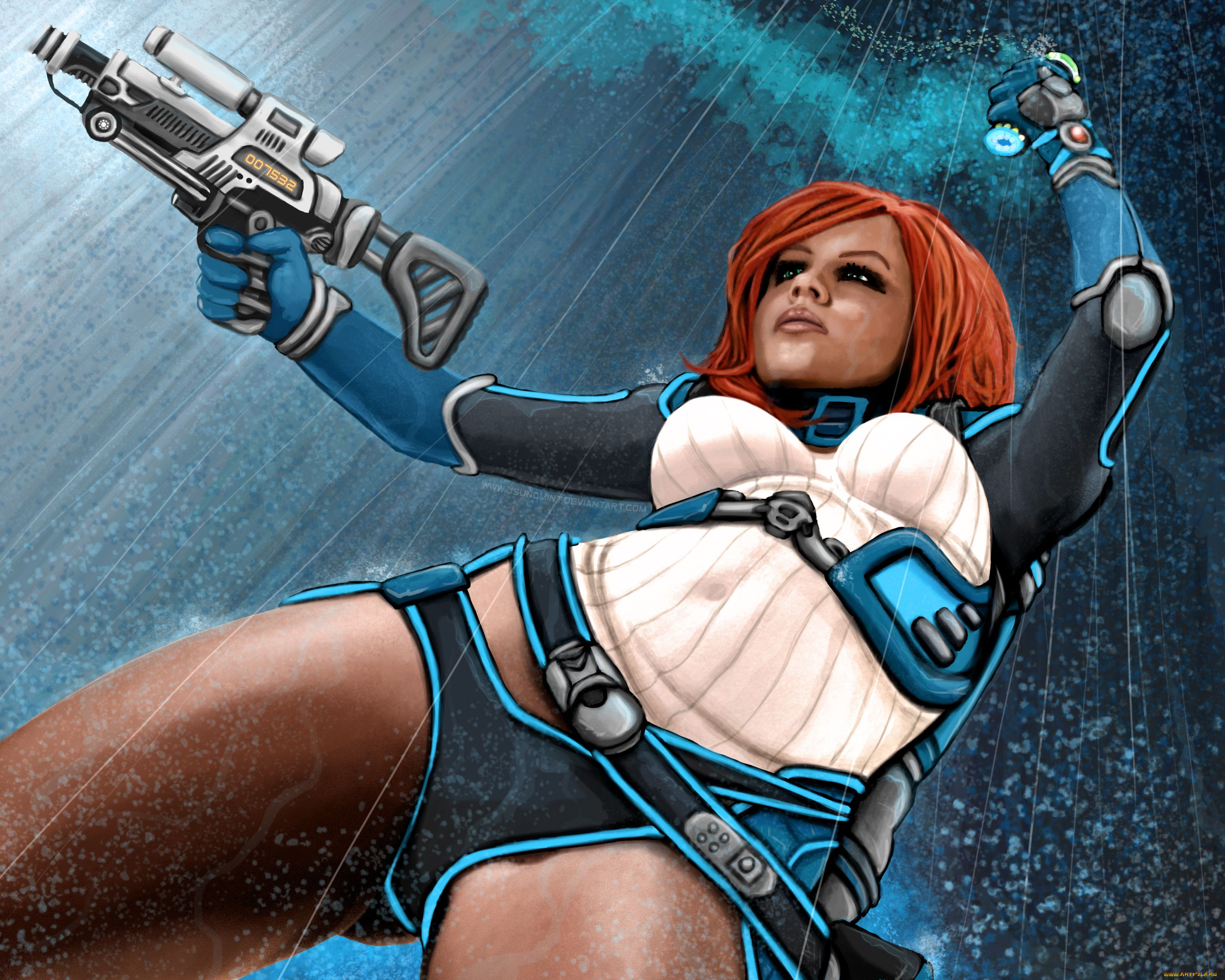 фэнтези, девушки, оружие