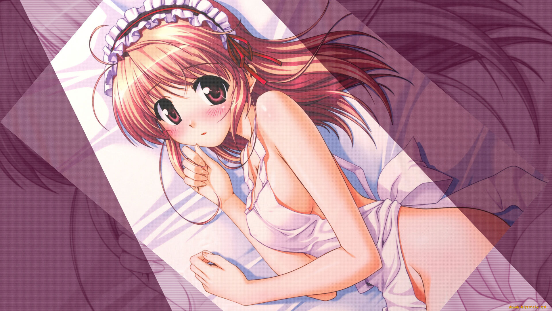 аниме, fortune, arterial, взгляд, девушка