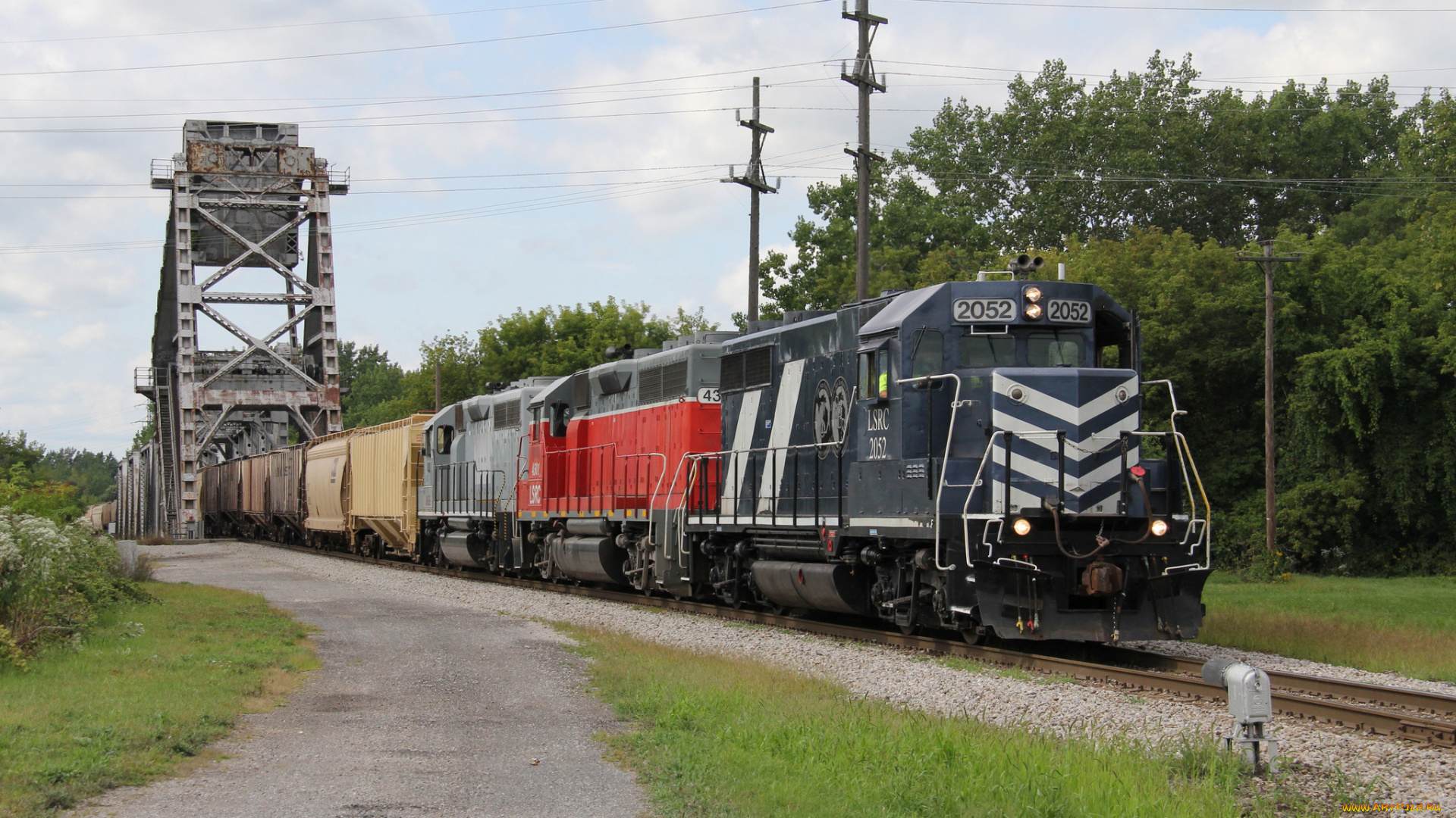 техника, поезда, состав, дорога, локомотив, железная