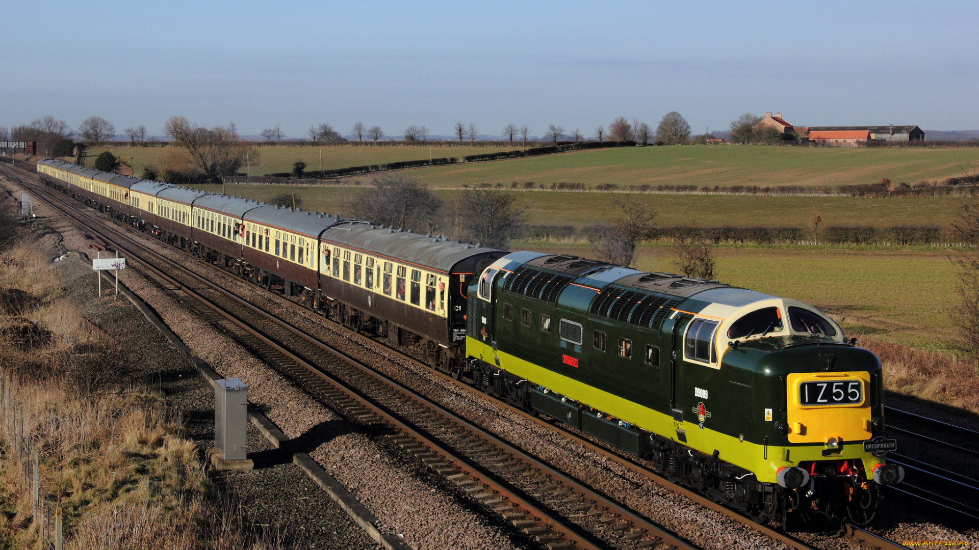 техника, поезда, состав, локомотив, дорога, железная