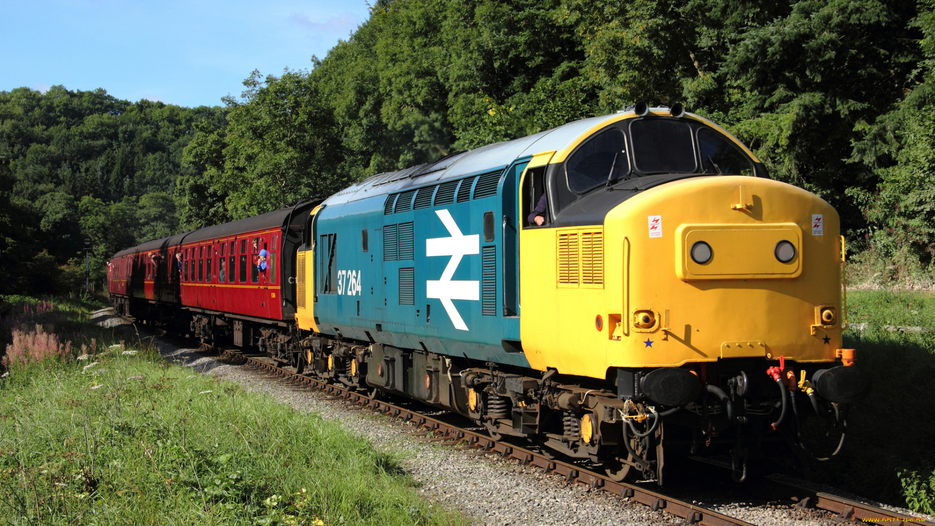 техника, поезда, состав, локомотив, дорога, железная