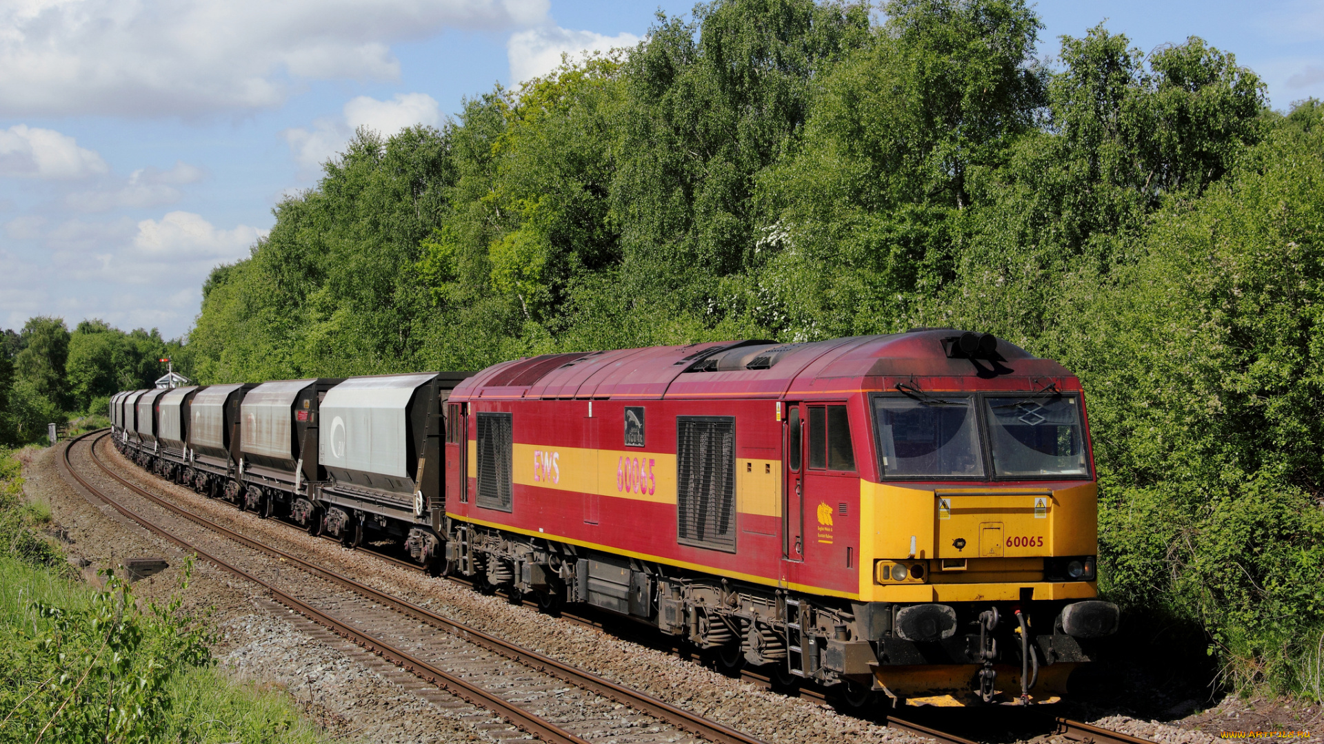 техника, поезда, состав, локомотив, дорога, железная