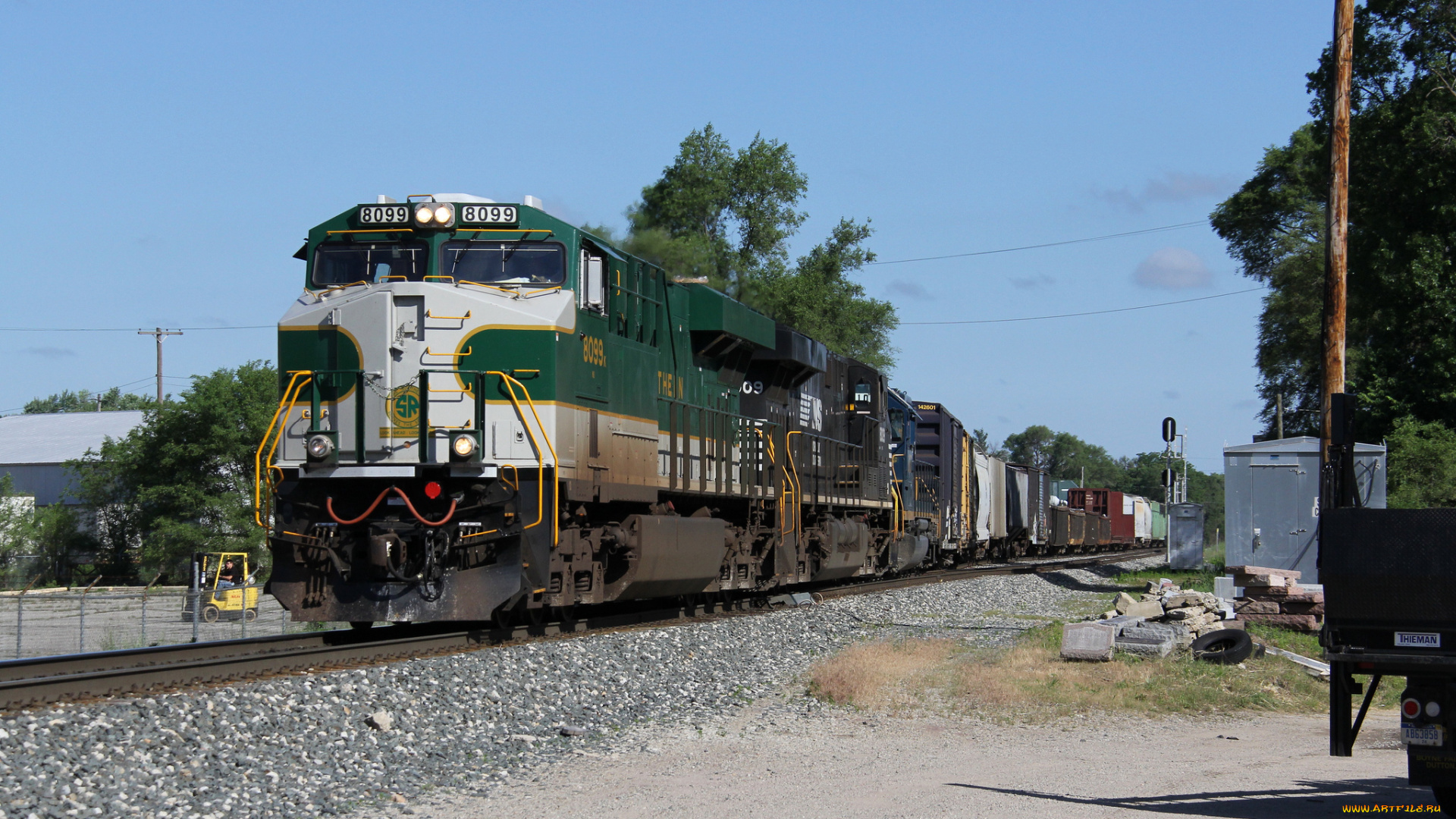 техника, поезда, состав, локомотив, дорога, железная