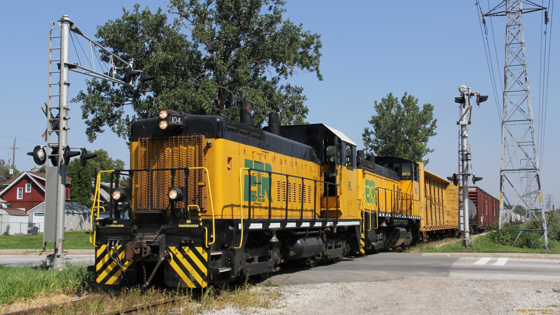 техника, поезда, железная, дорога, локомотив, состав