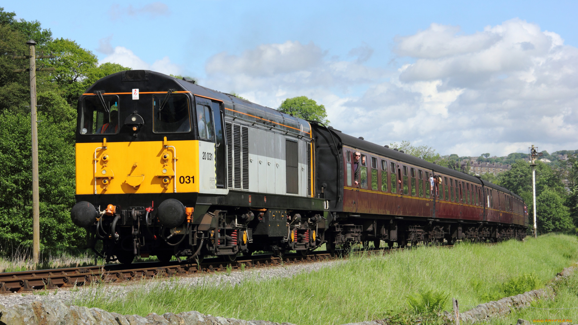 техника, поезда, железная, дорога, локомотив, состав