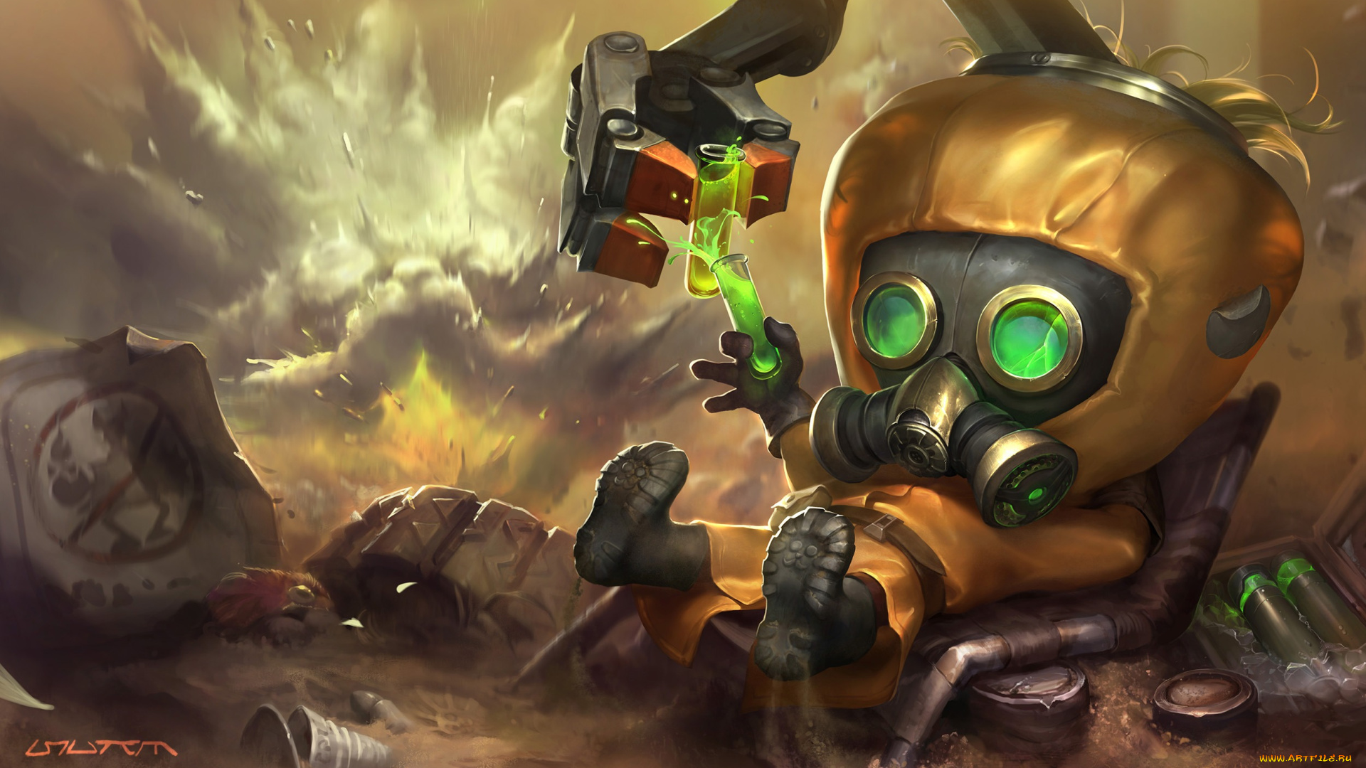 видео, игры, league, of, legends, revered, inventor, league, of, legends, lol, heimerdinger, toxic, ????????????