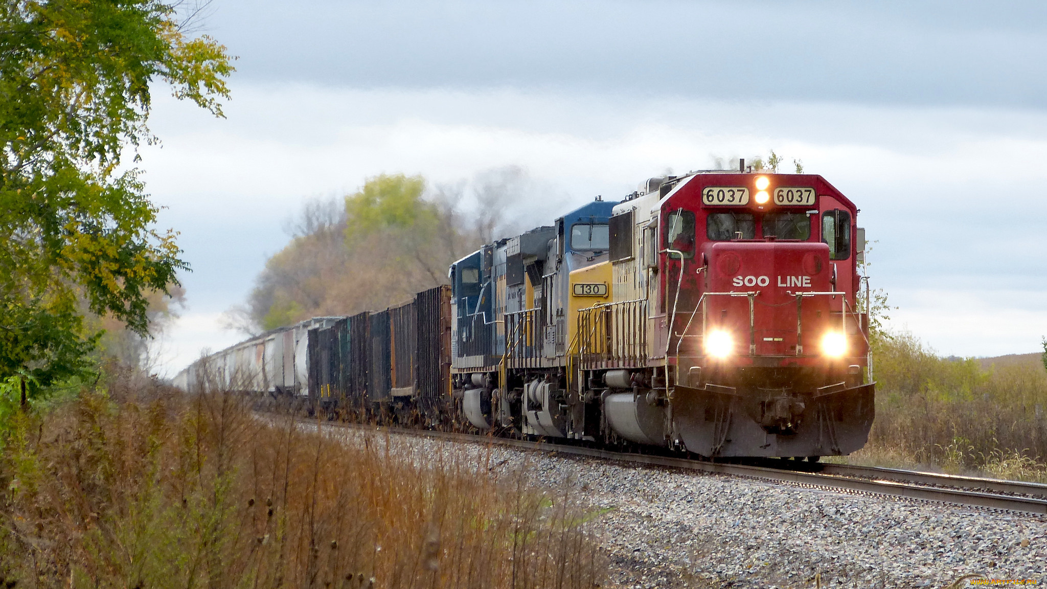 техника, поезда, железная, дорога, локомотив, состав