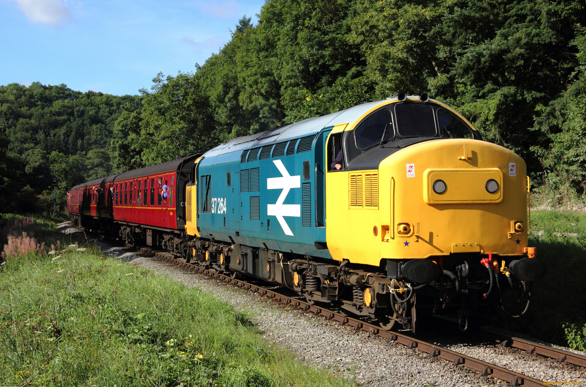 техника, поезда, состав, локомотив, дорога, железная