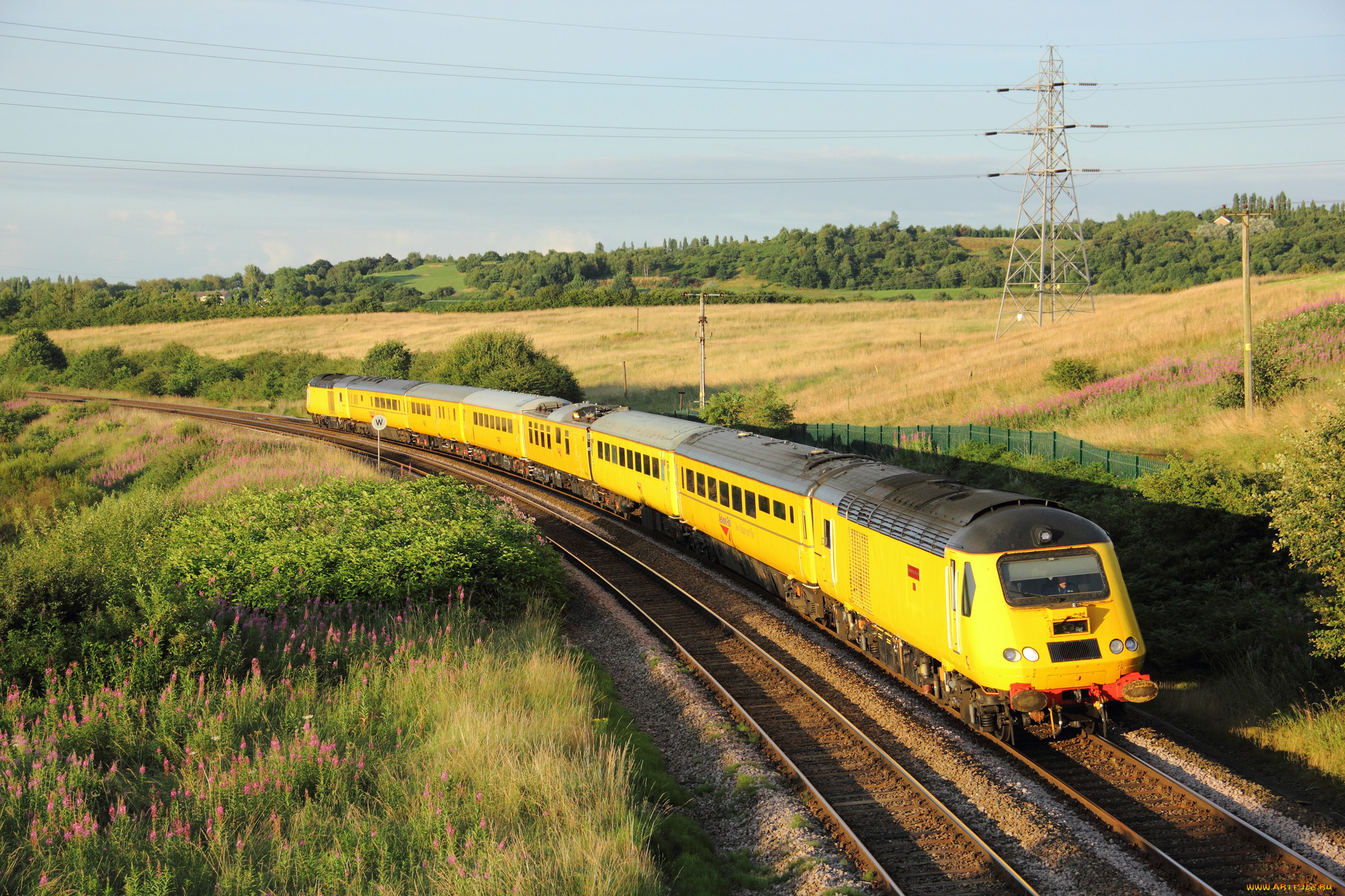 техника, поезда, состав, дорога, локомотив, железная