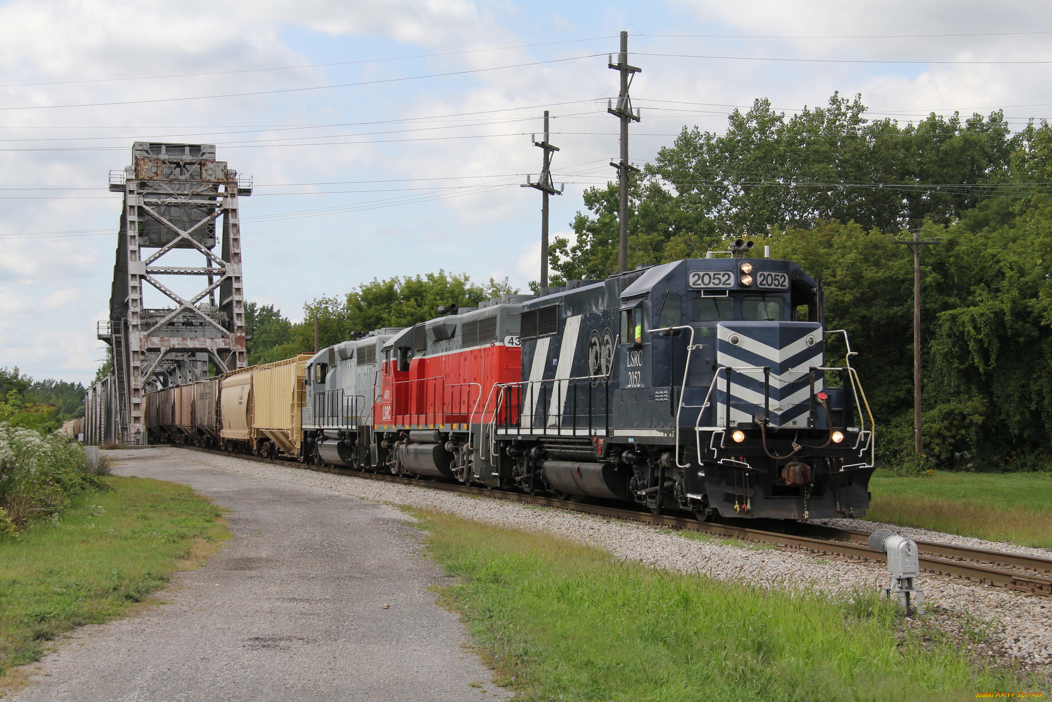 техника, поезда, состав, дорога, локомотив, железная